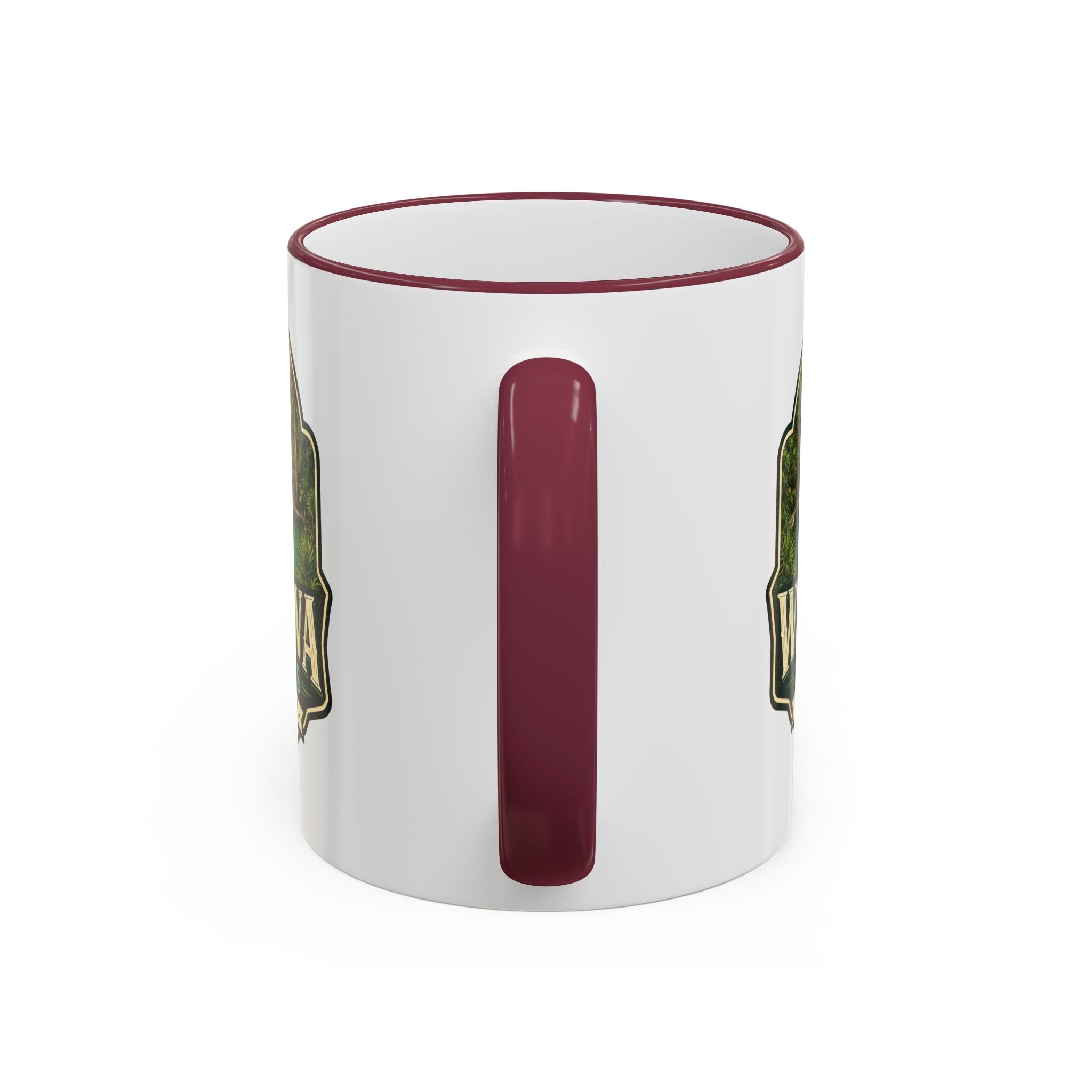 Wekiwa Springs Vintage Mug — Accent Rim & Handle 11oz/15oz