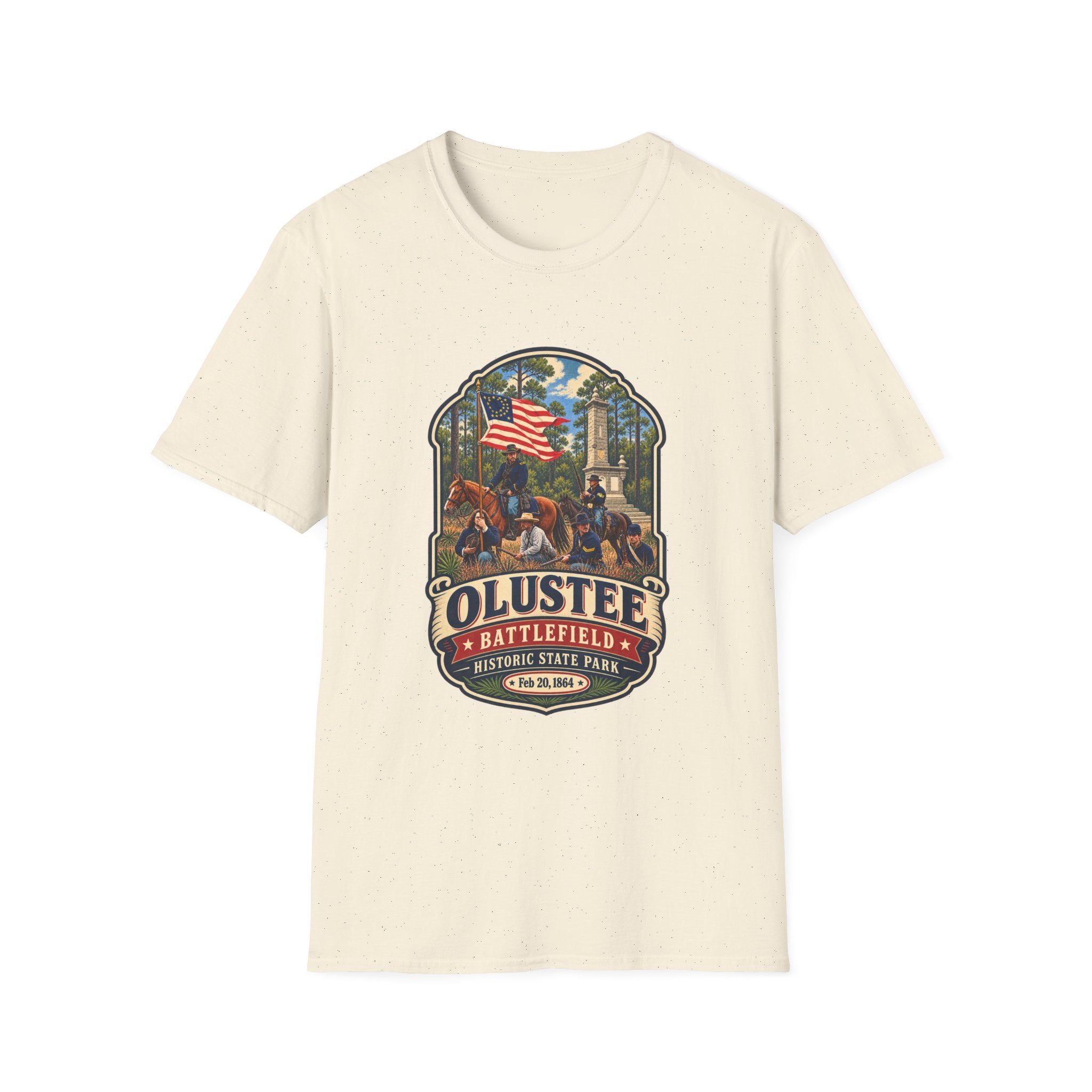 Olustee Battlefield- Retro Tee