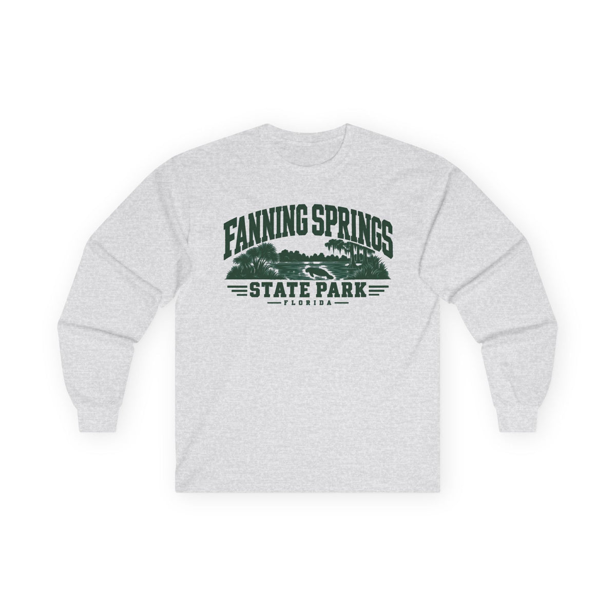 Fanning Springs State Park Official Logo- Long Sleeve Tee