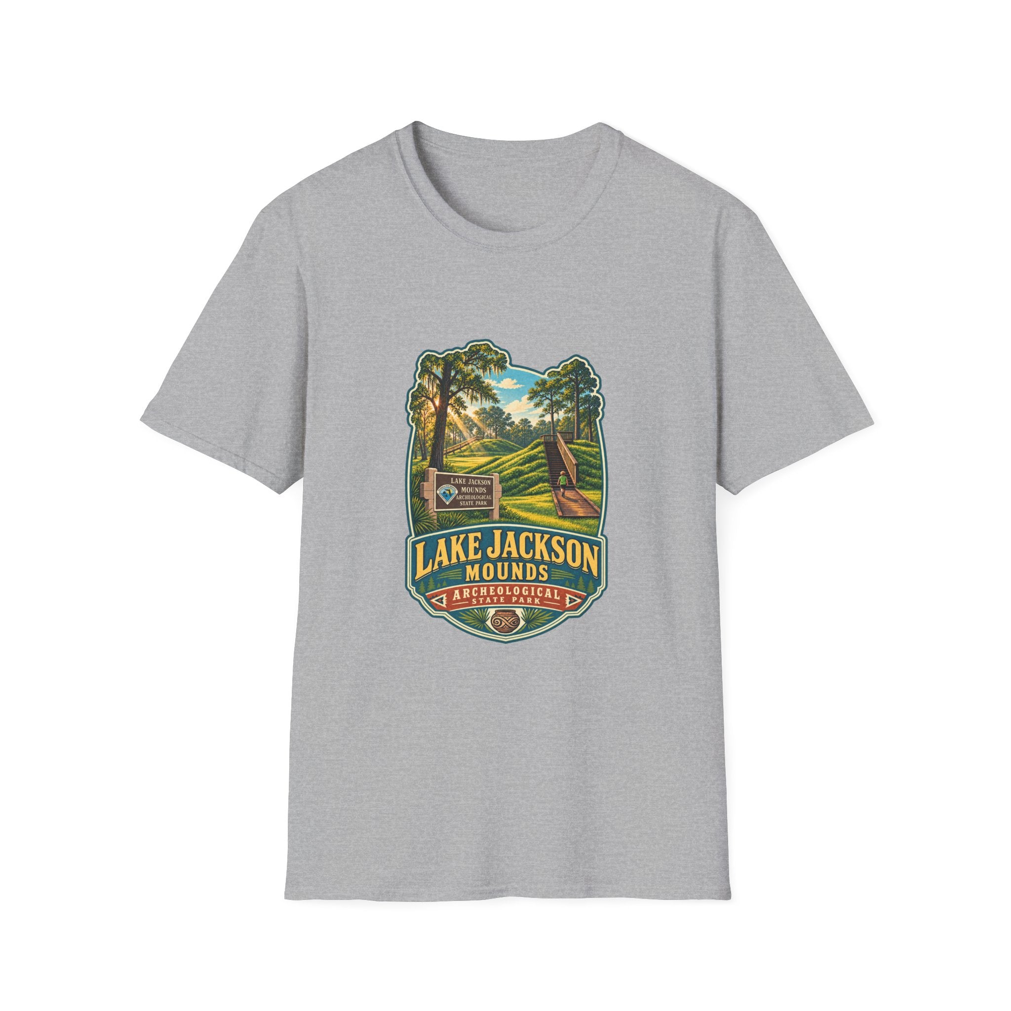 Lake Jackson Mounds- Retro Tee