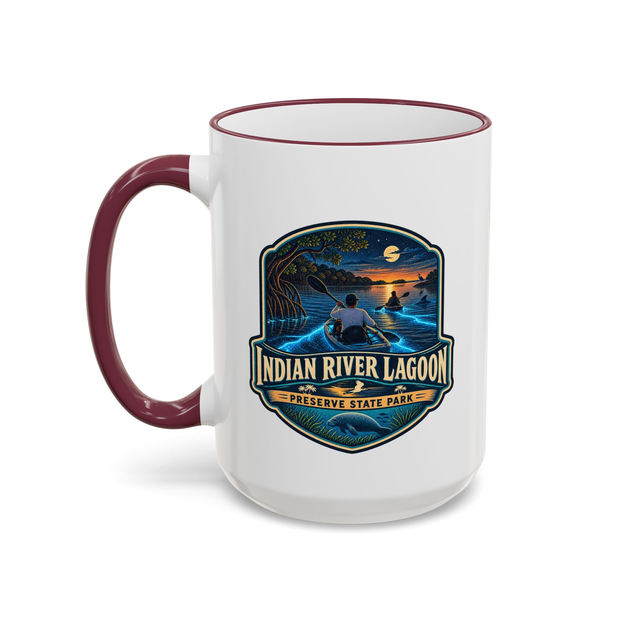 Indian River Lagoon Accent Rim & Handle 11oz/15oz