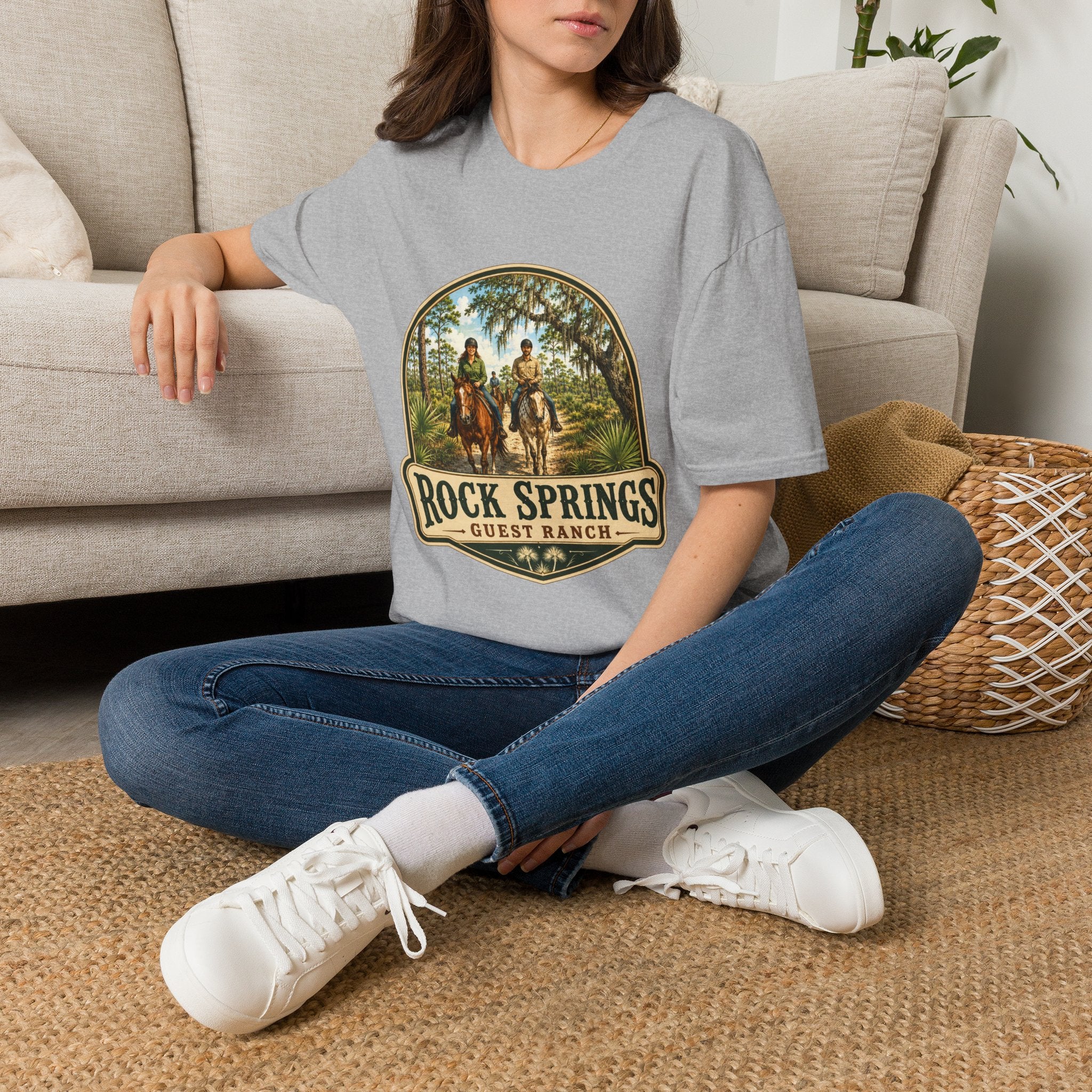 Rock Springs Guest Ranch — Retro Tee