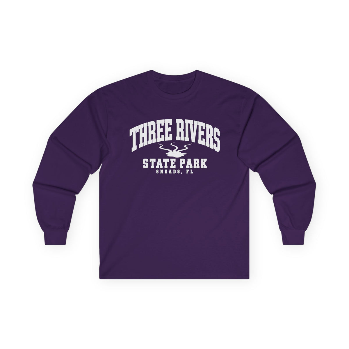 Three Rivers Park Emblem Sneads Florida- Long Sleeve Tee