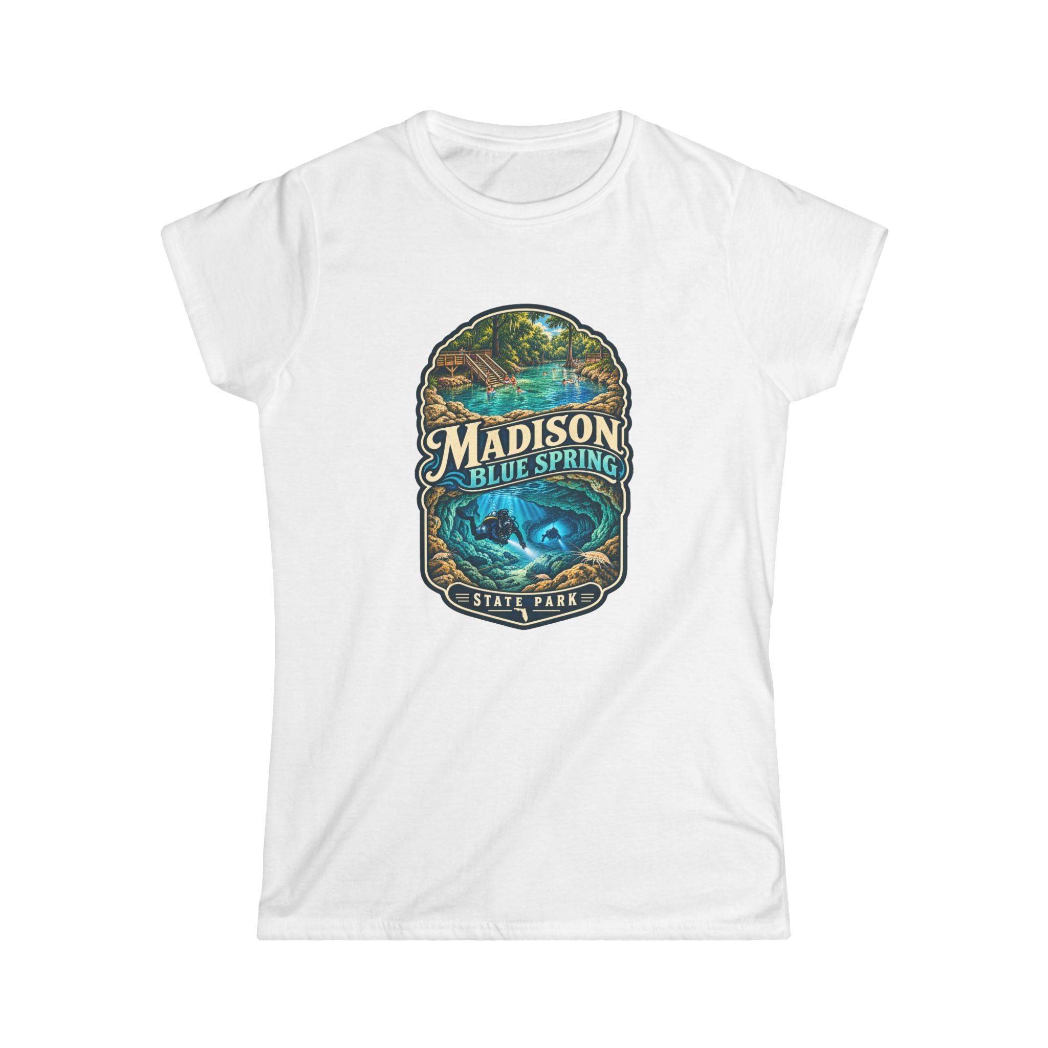 Madison Blue Spring- Vintage Tee