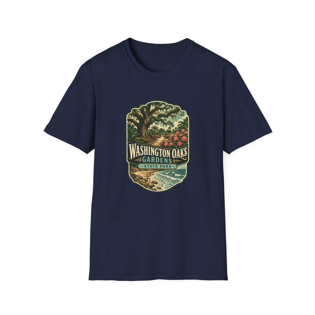 Washington Oaks — Retro Tee