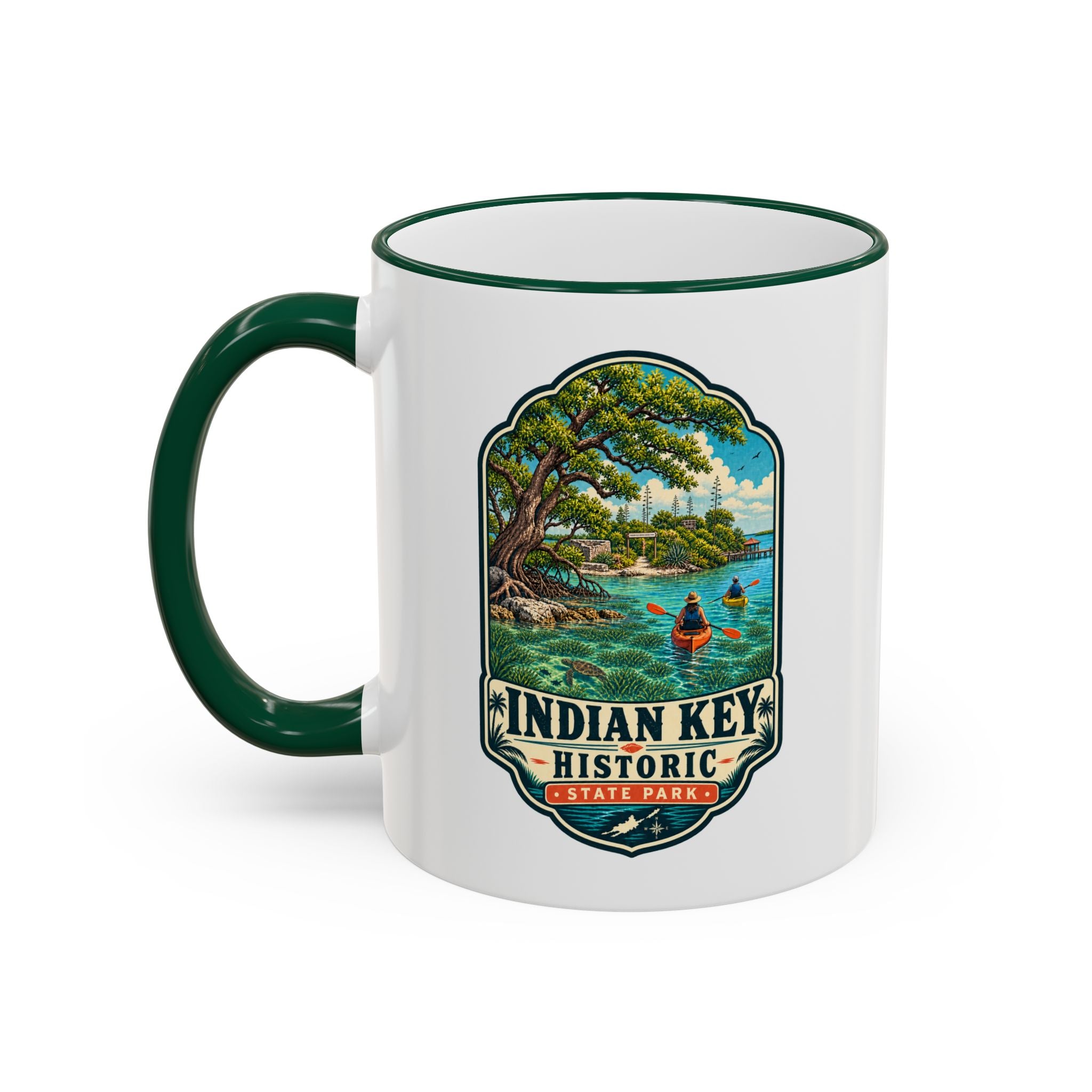 Indian Key Accent Rim & Handle 11oz/15oz