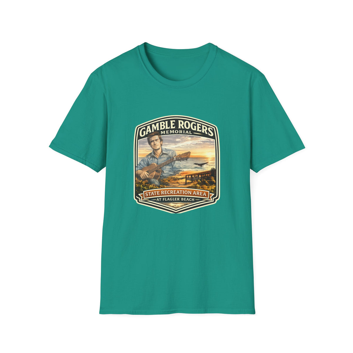 Gamble Rogers — Retro Tee