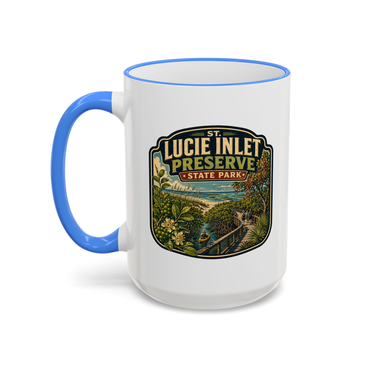 St. Lucie Inlet — Accent Rim & Handle 11oz/15oz