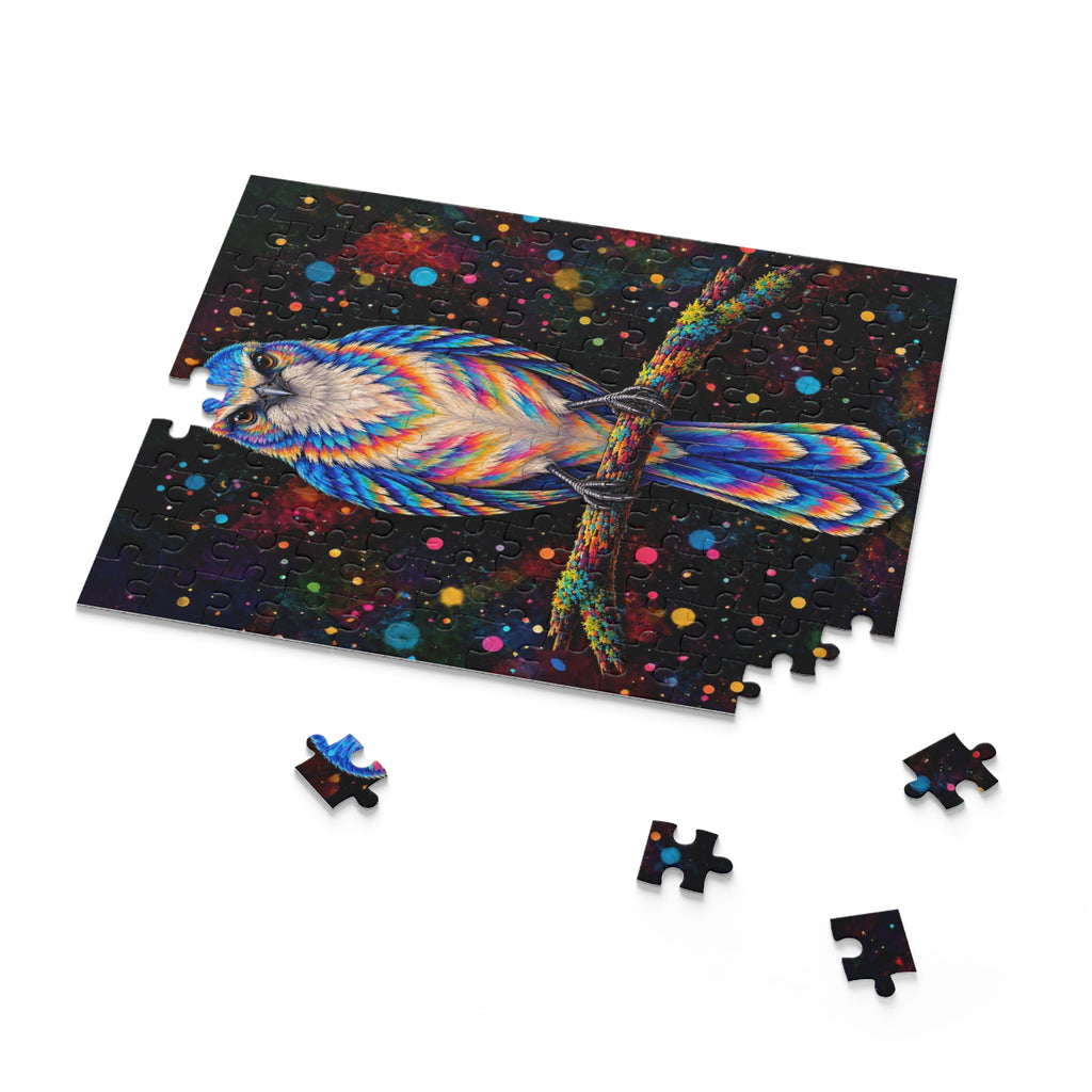 Rainbow Florida Scrub Jay Jigsaw Puzzle (120/252/500 pcs)