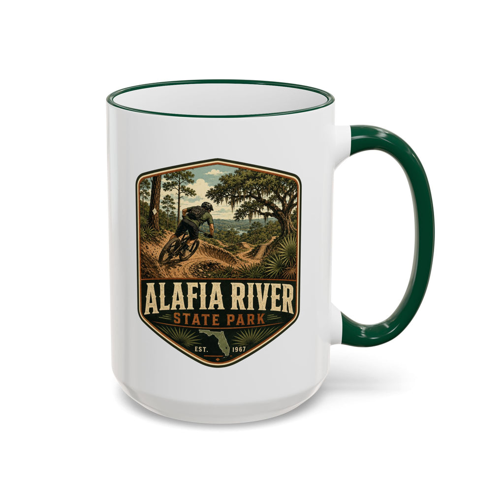 Alafia River Vintage Mug — Accent Rim & Handle 11oz/15oz