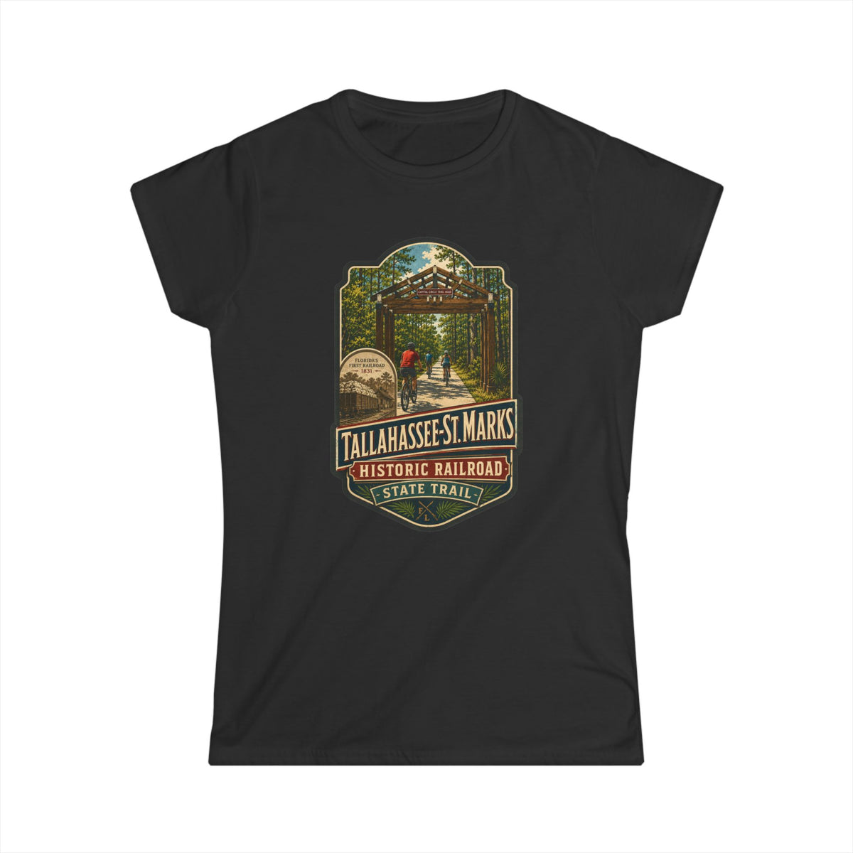 Tallahassee- St. Marks Trail- Vintage Tee