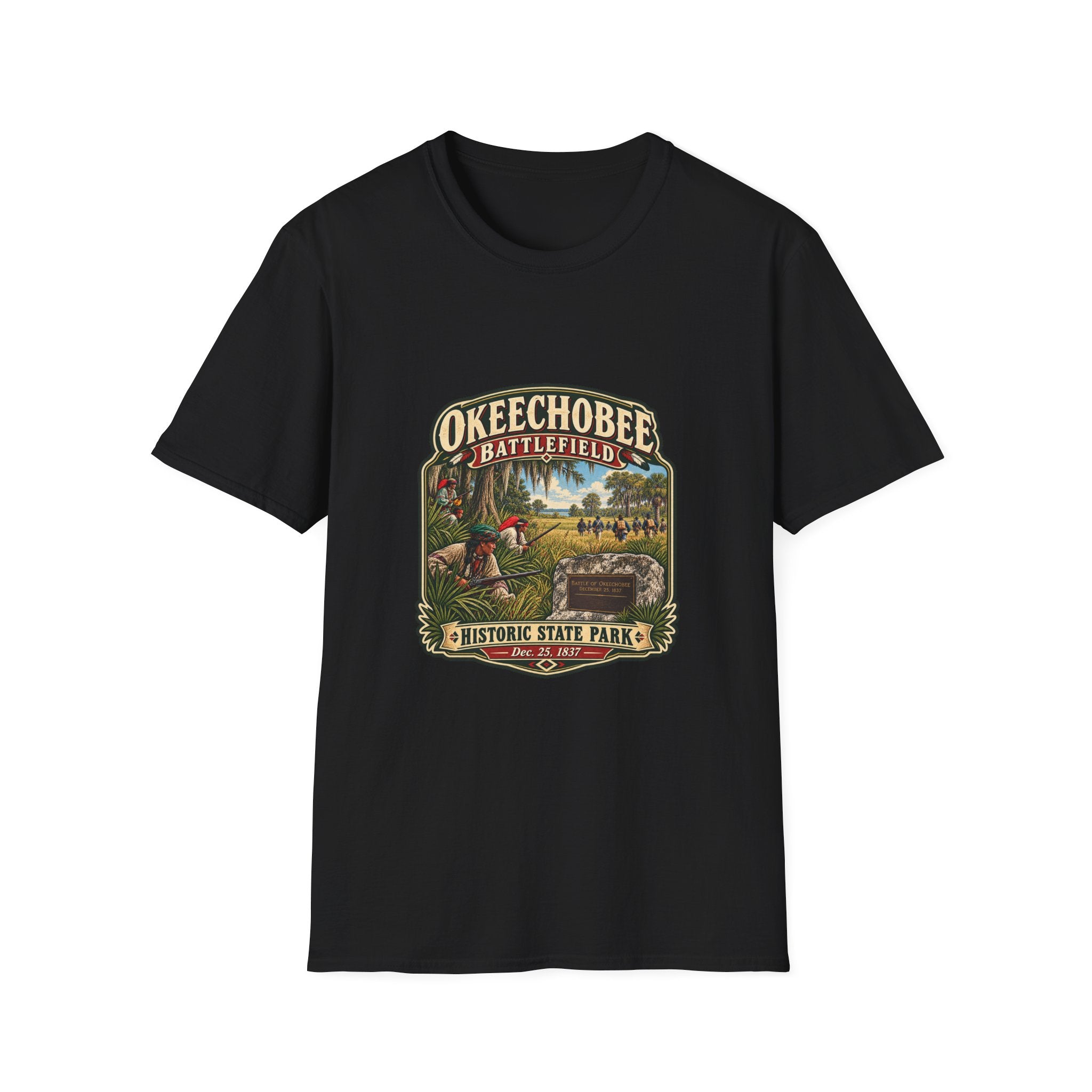 Okeechobee Battlefield- Retro Tee