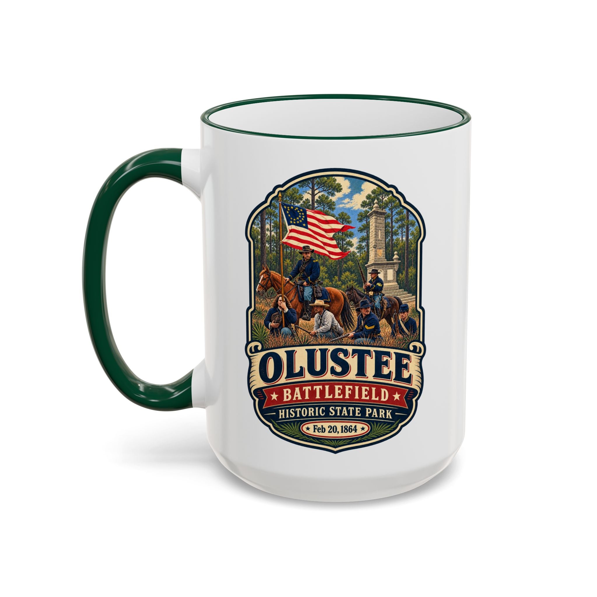 Olustee Battlefield Accent Rim & Handle 11oz/15oz