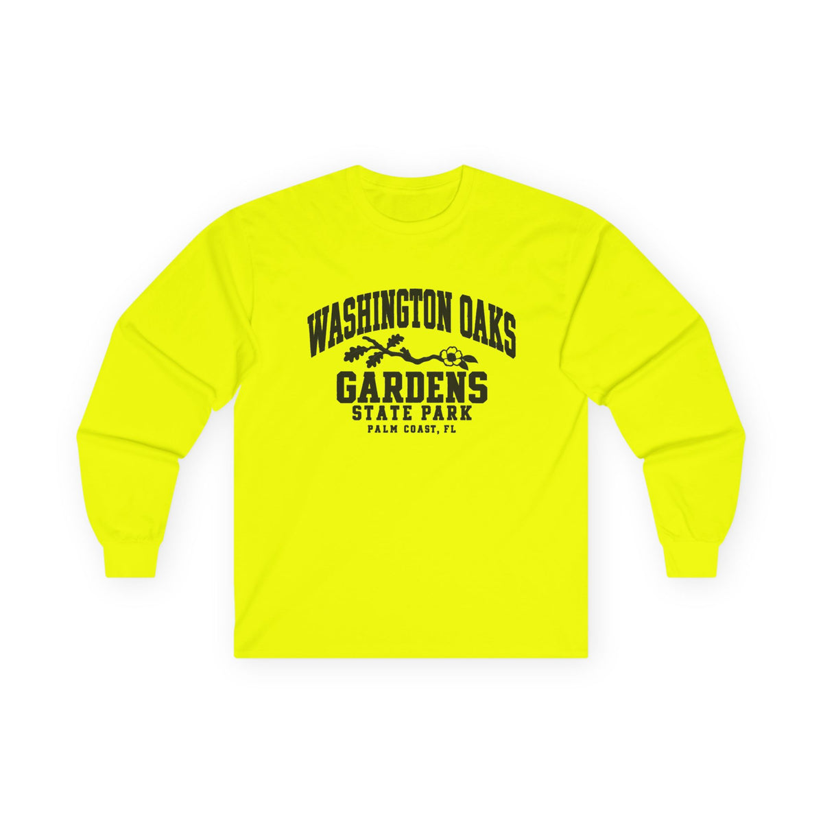 Washington Oaks Gardens State Park Logo- Long Sleeve Tee