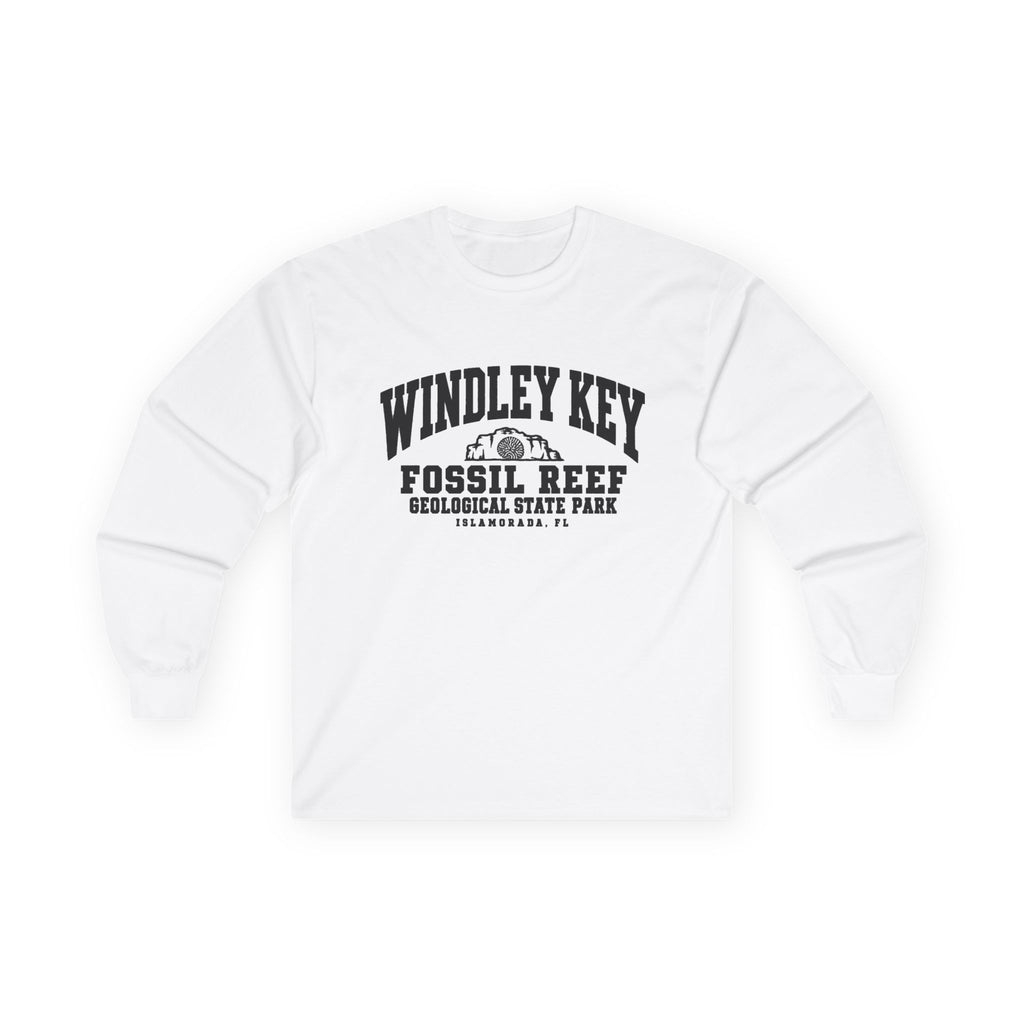 Windley Key Fossil Reef Geological State Park Logo- Long Sleeve Tee