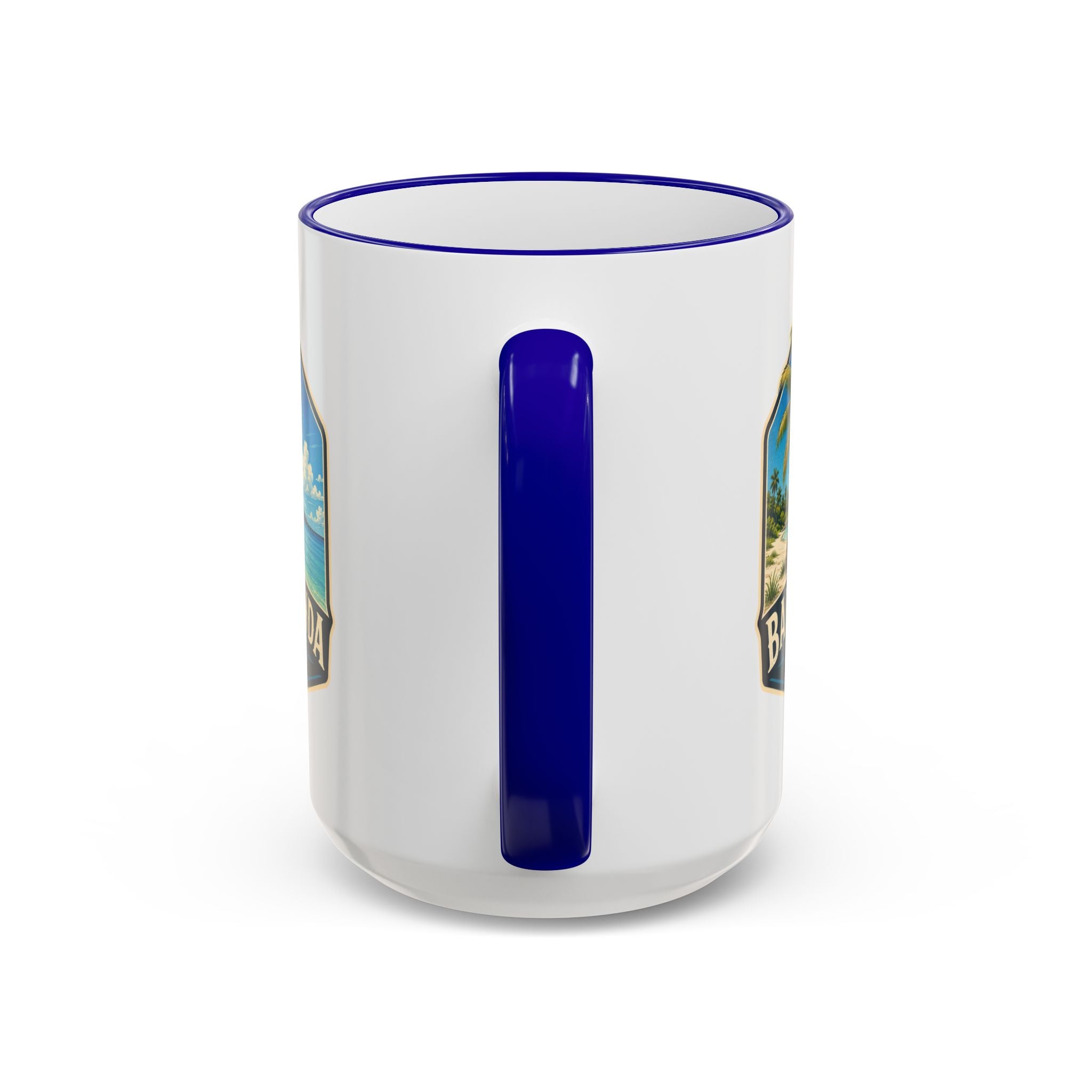 Bahia Honda Vintage Mug — Accent Rim & Handle 11oz/15oz