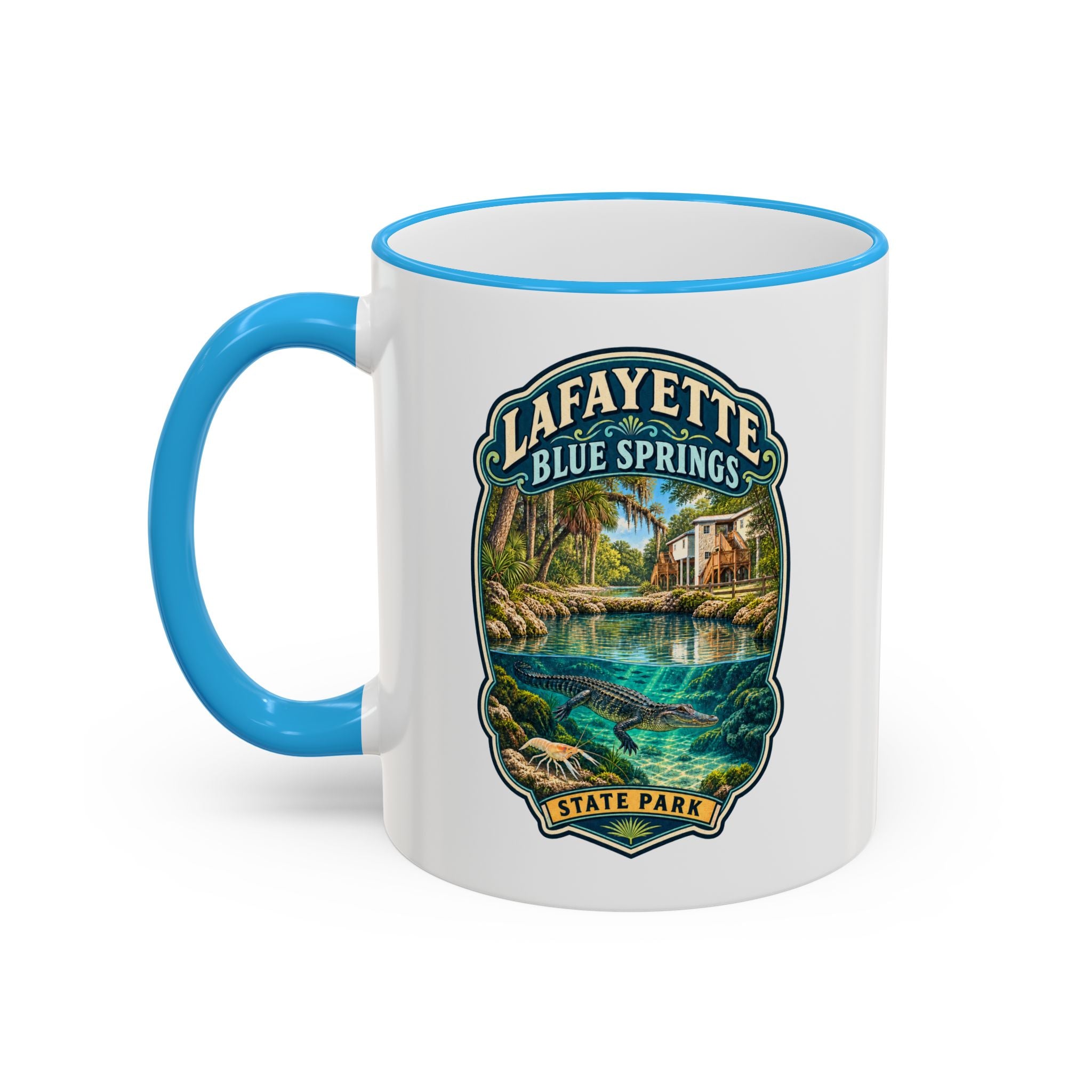 Lafayette Blue Springs Accent Rim & Handle 11oz/15oz