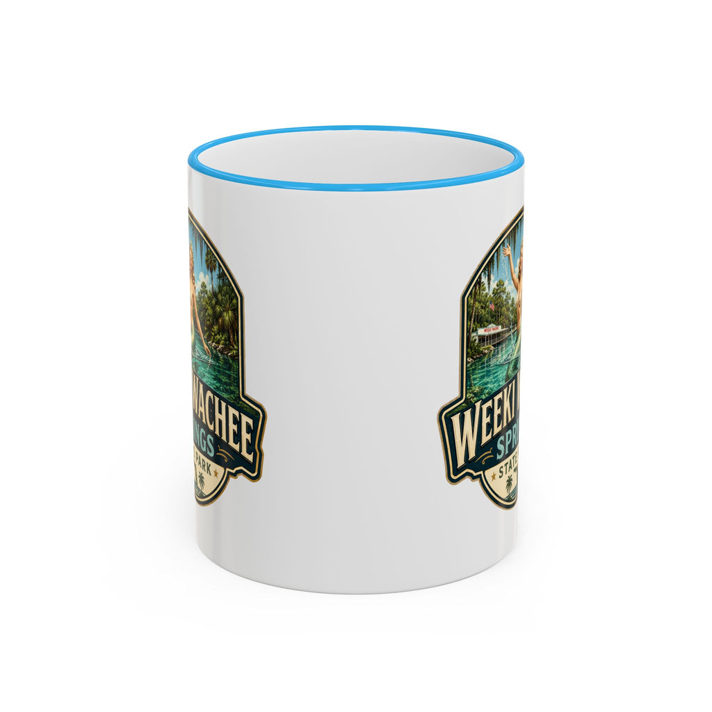 Weeki Wachee Vintage Mug — Accent Rim & Handle 11oz/15oz