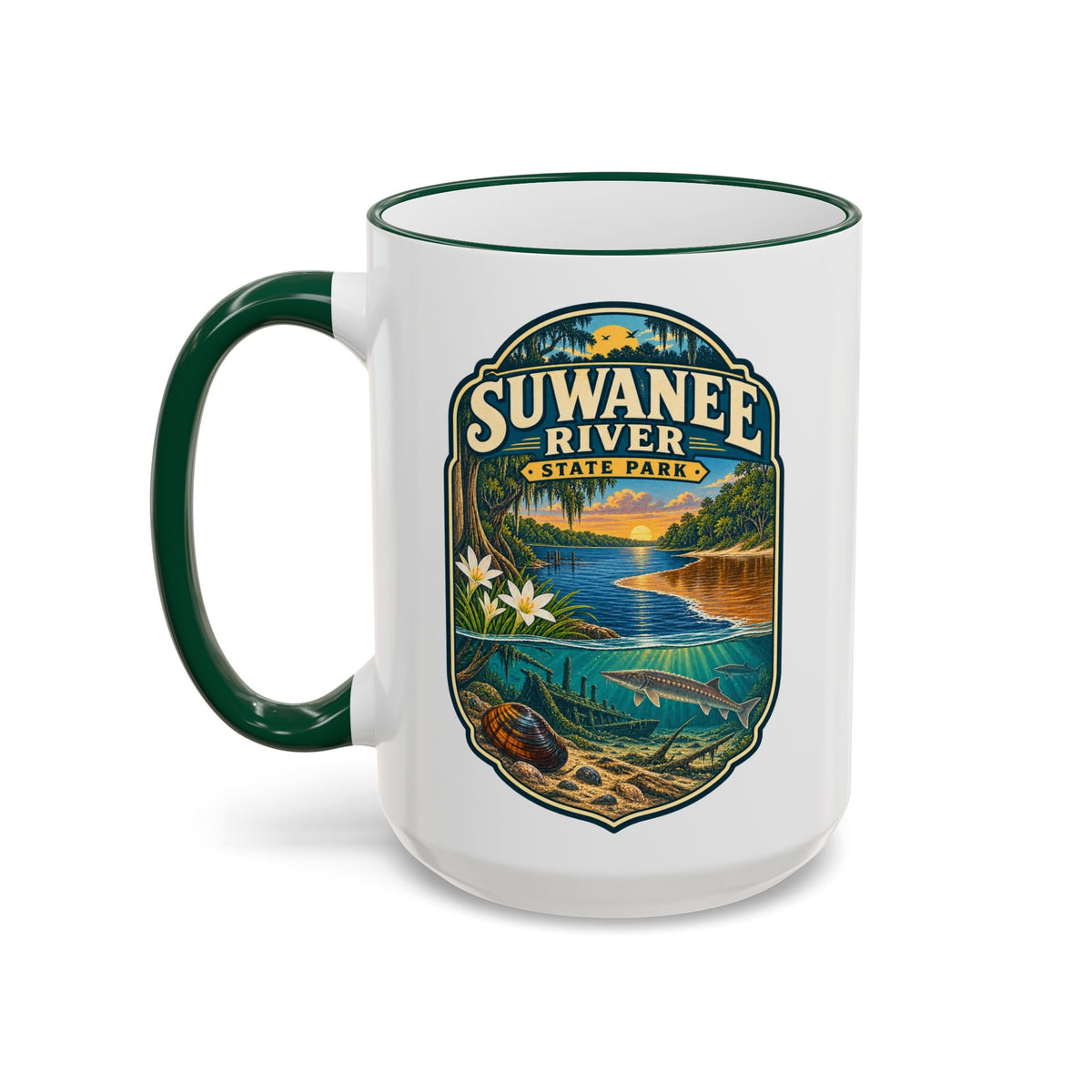 Suwannee River  Accent Rim & Handle 11oz/15oz