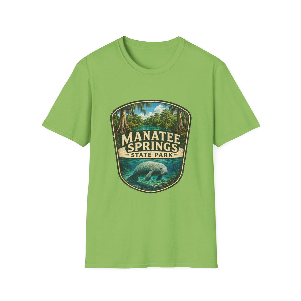 Manatee Springs State Park T-Shirt — Vintage Park Badge Tee