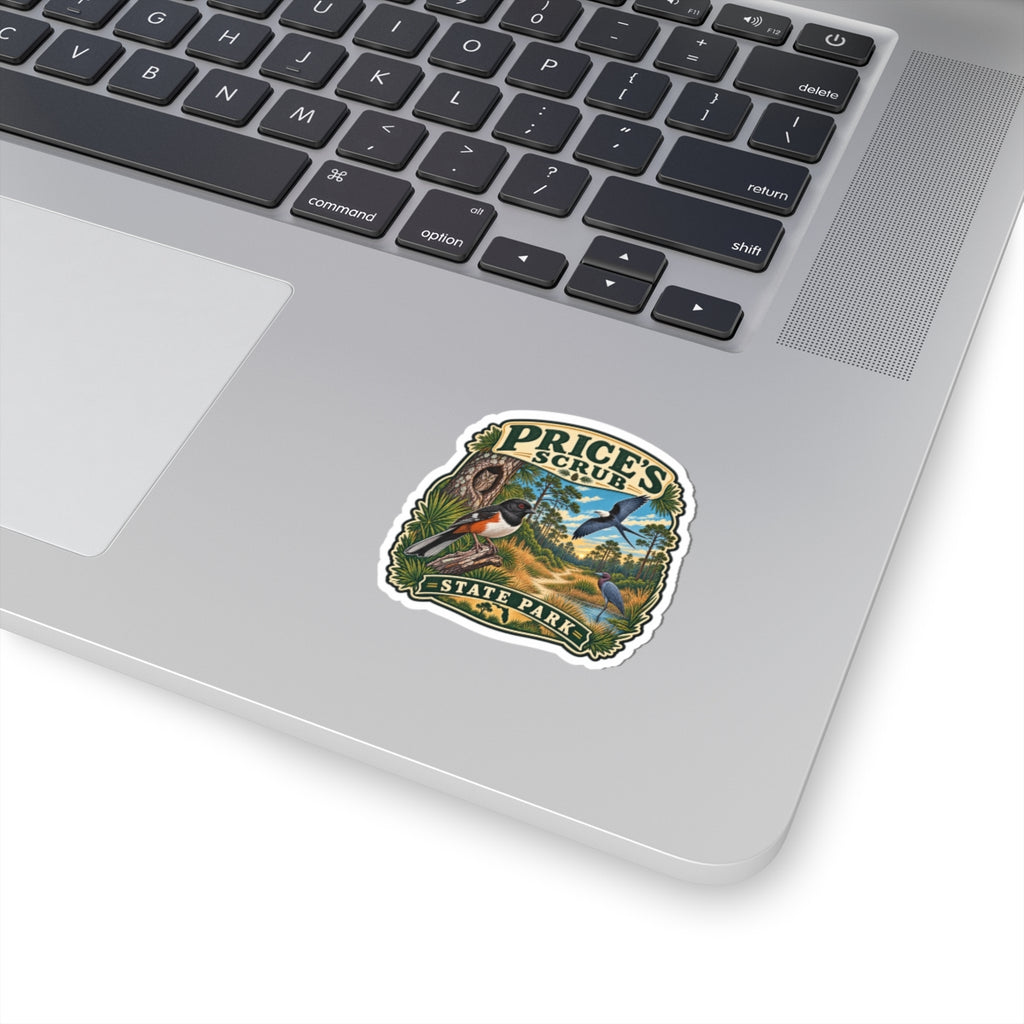 Price's Scrub State Park Sticker — Vintage Wildlife Park Badge