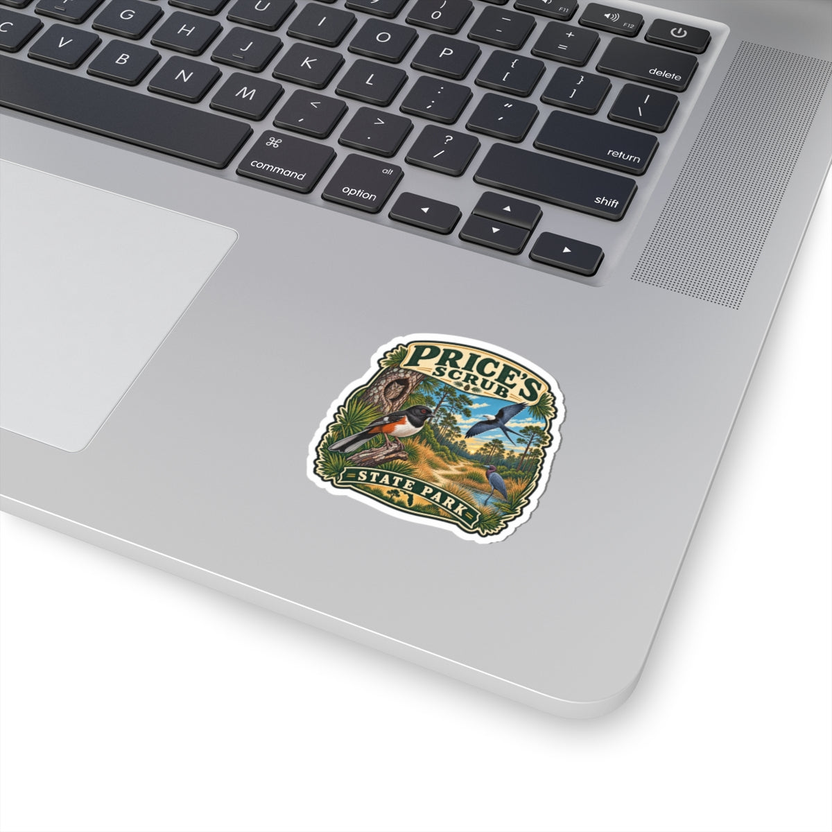 Price's Scrub State Park Sticker — Vintage Wildlife Park Badge