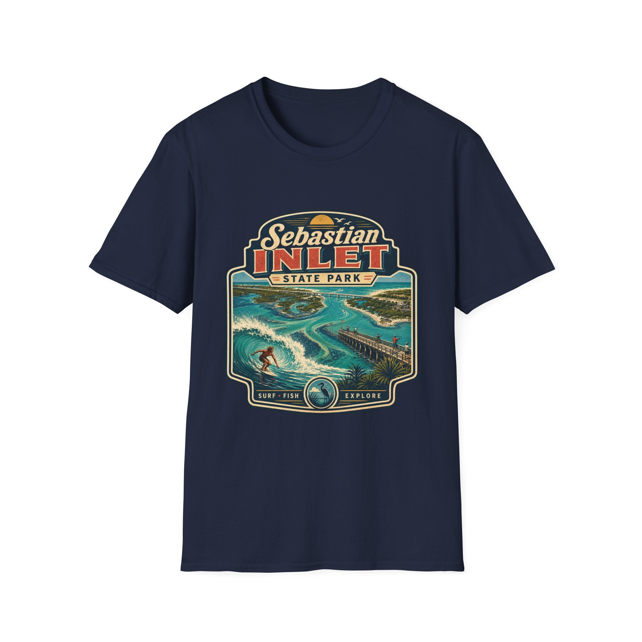 Sebastian Inlet - Retro Tee
