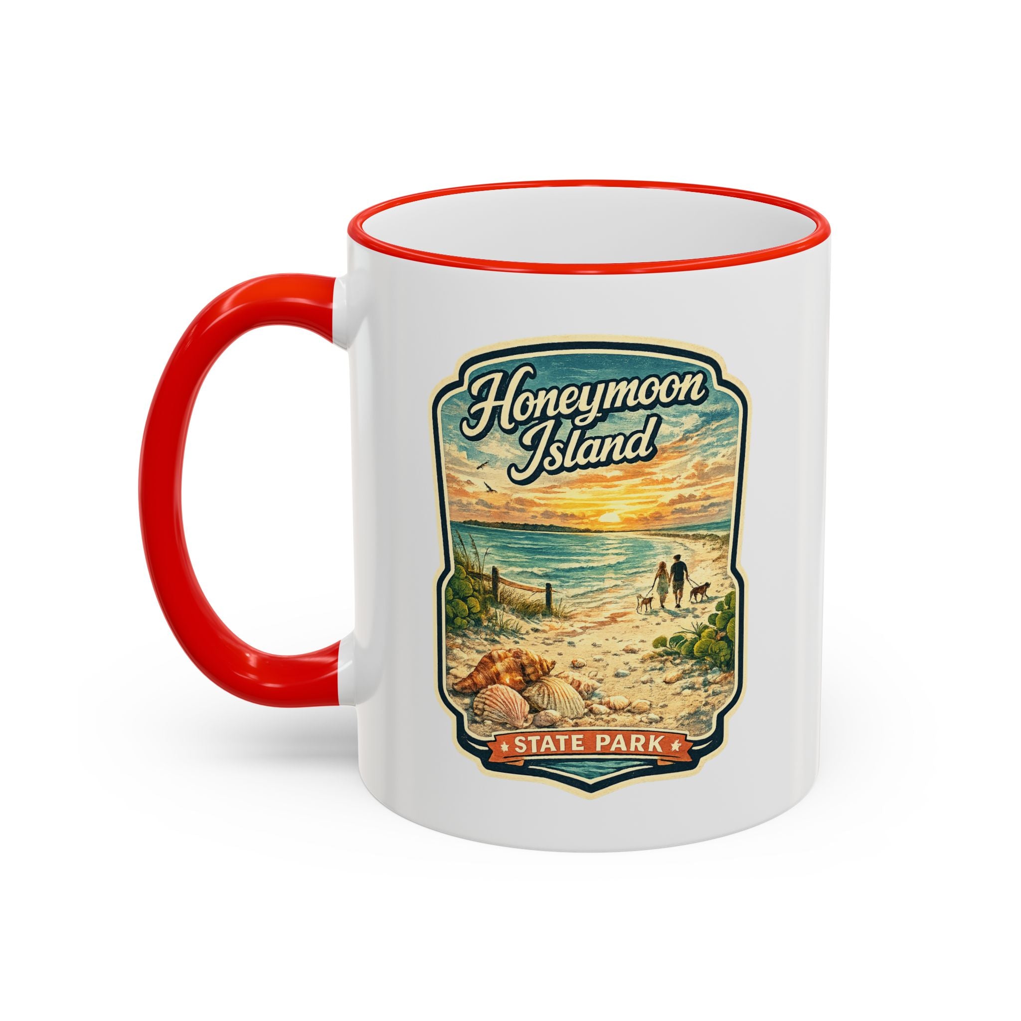 Honeymoon Island Accent Rim & Handle 11oz/15oz