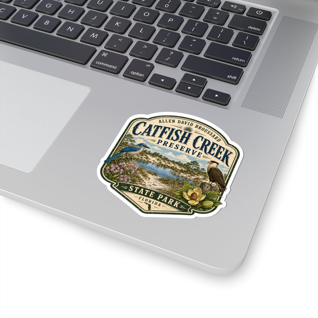 Catfish Creek Preserve State Park Sticker — Vintage Florida Nature Decal