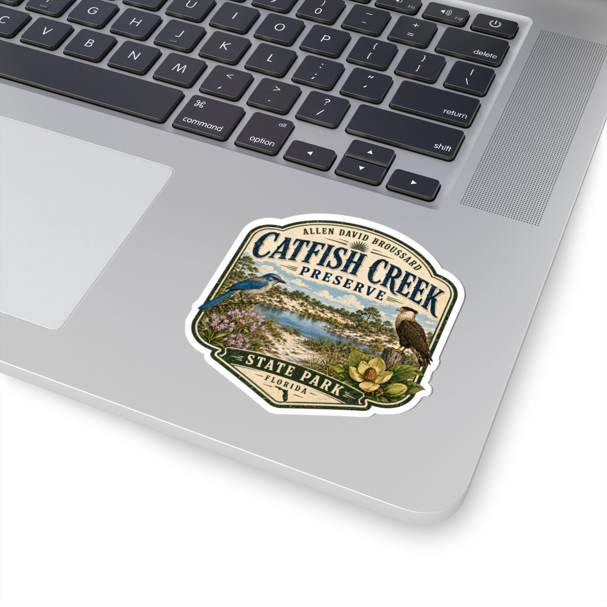 Catfish Creek Preserve State Park Sticker — Vintage Florida Nature Decal