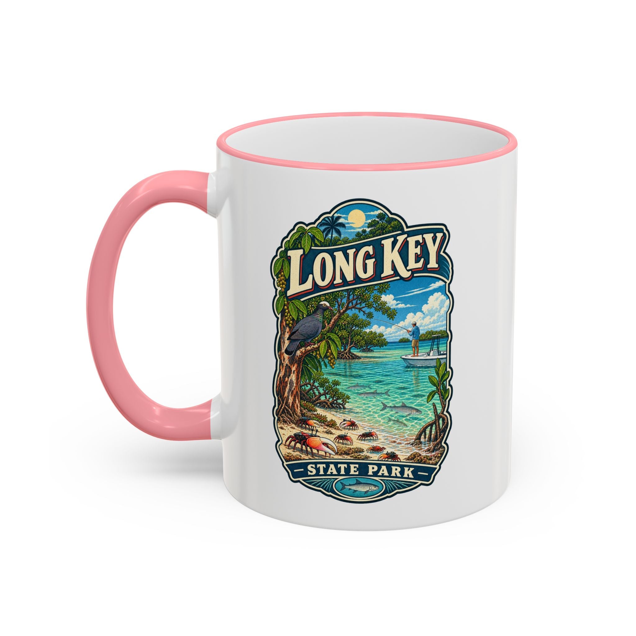 Long Key Accent Rim & Handle 11oz/15oz