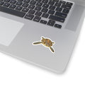 Green Sea Turtle Kiss-Cut Sticker — Realistic Ocean Wildlife Decal