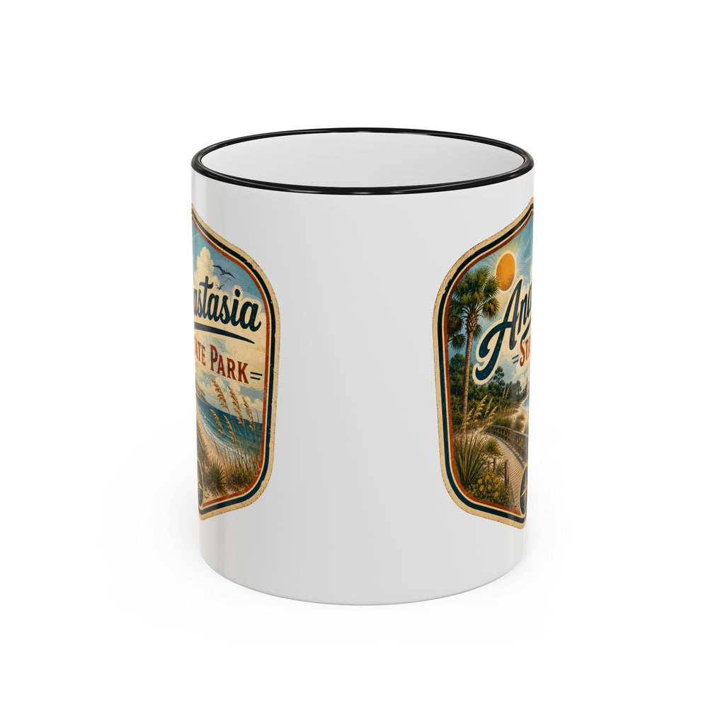 Anastasia Vintage Mug — Accent Rim & Handle 11oz/15oz