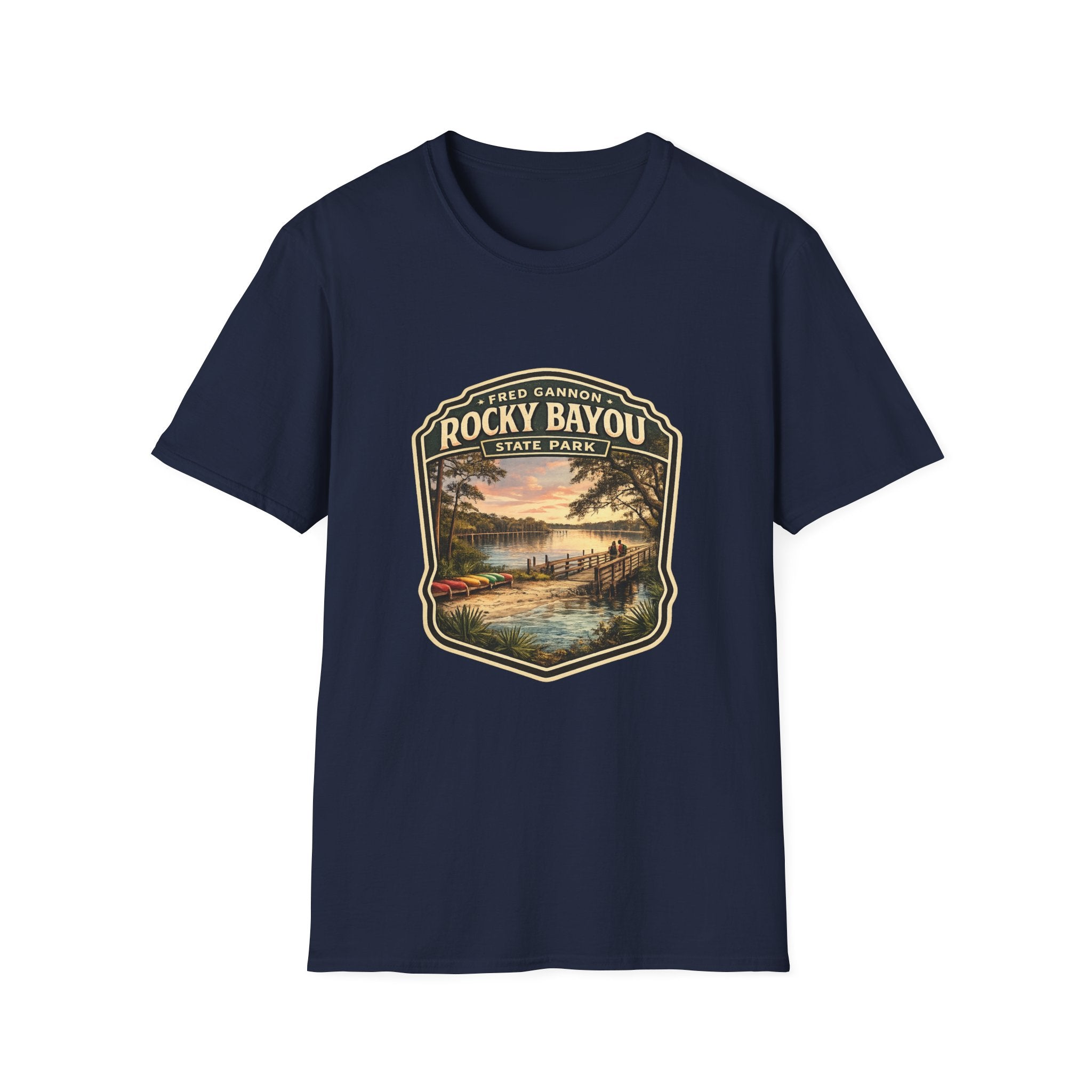 Rocky Bayou- Retro Tee