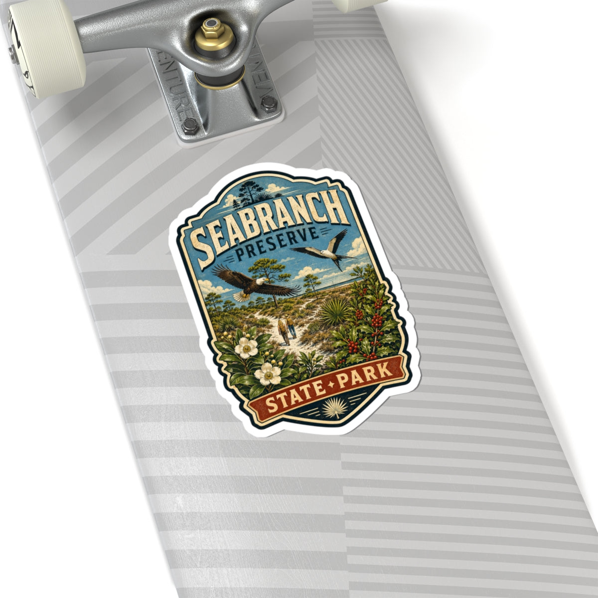 Seabranch Preserve State Park Sticker — Vintage Nature Park Decal