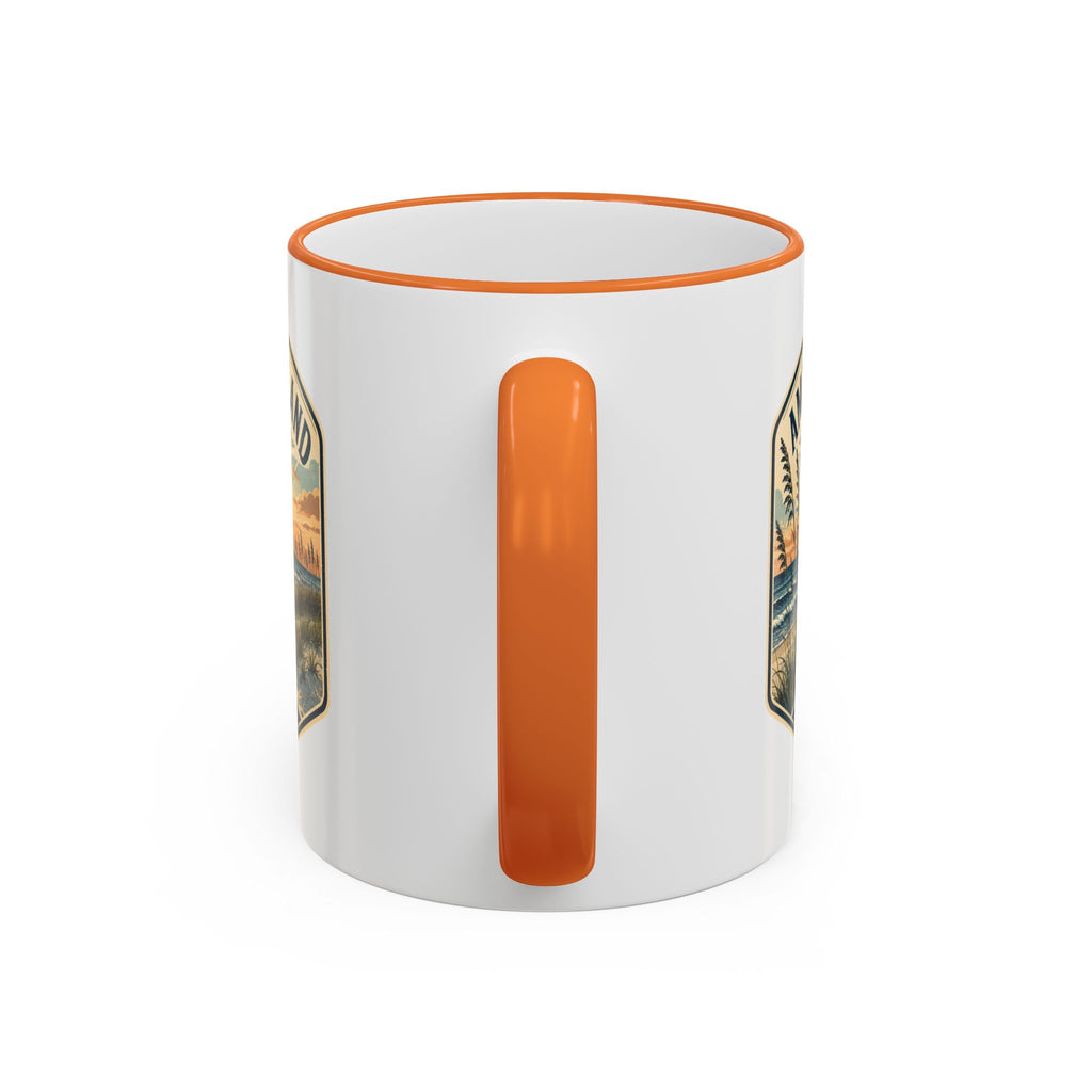 Amelia Island Vintage Mug — Accent Rim & Handle 11oz/15oz