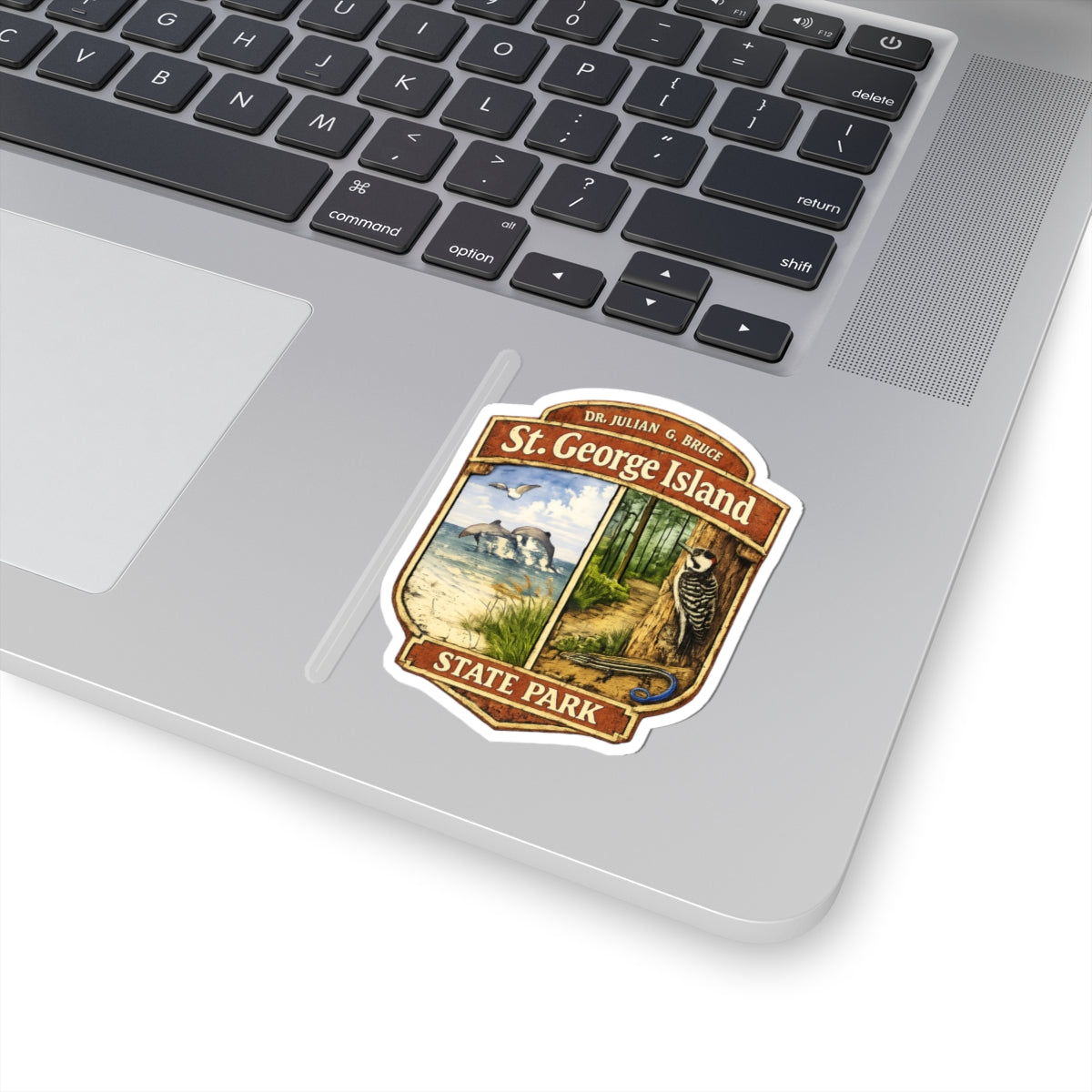 St. George Island State Park Sticker — Vintage Nature Park Badge