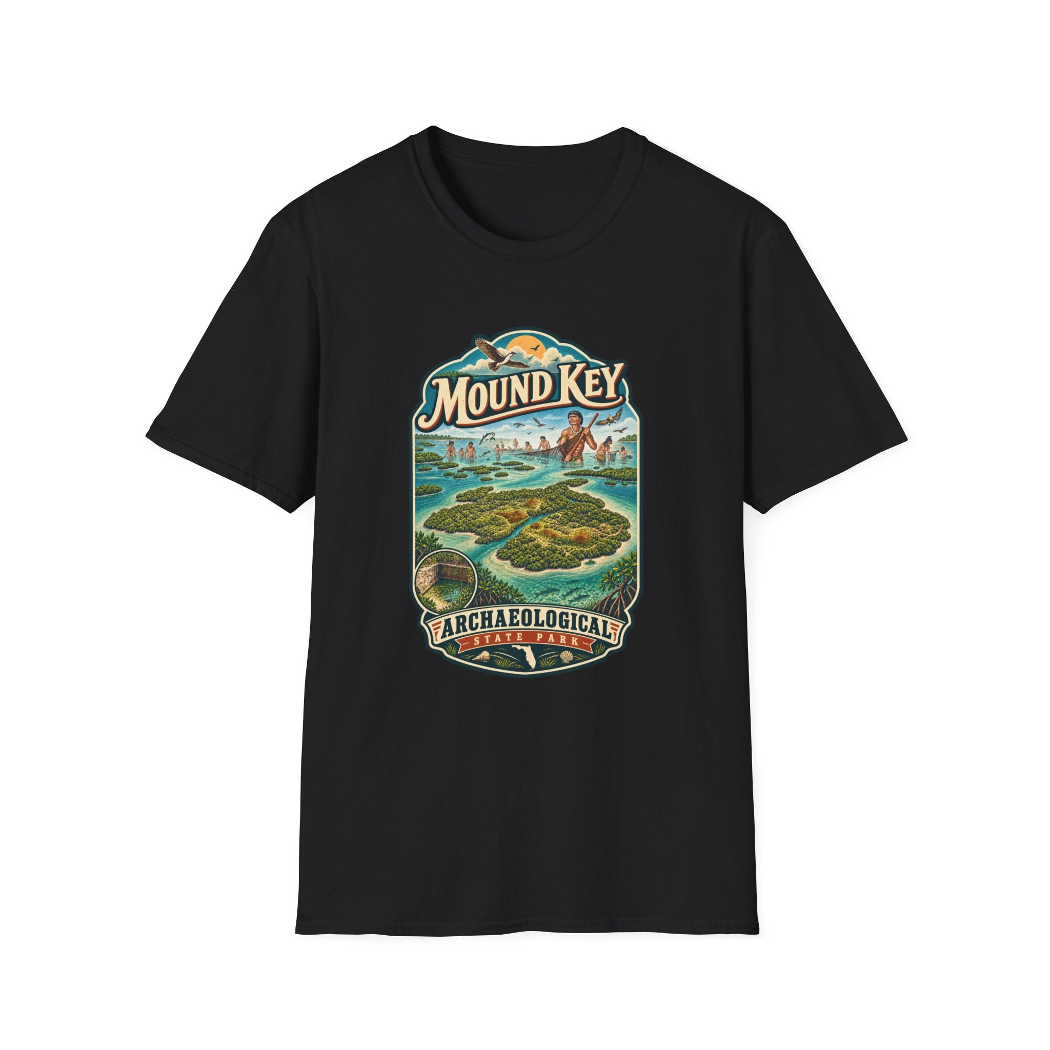 Mound Key- Retro Tee