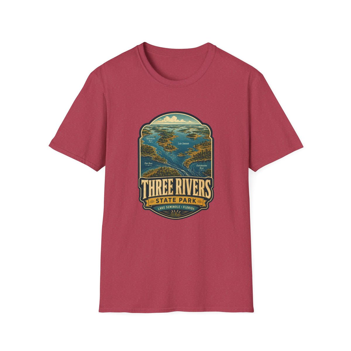 Three Rivers — Retro Tee