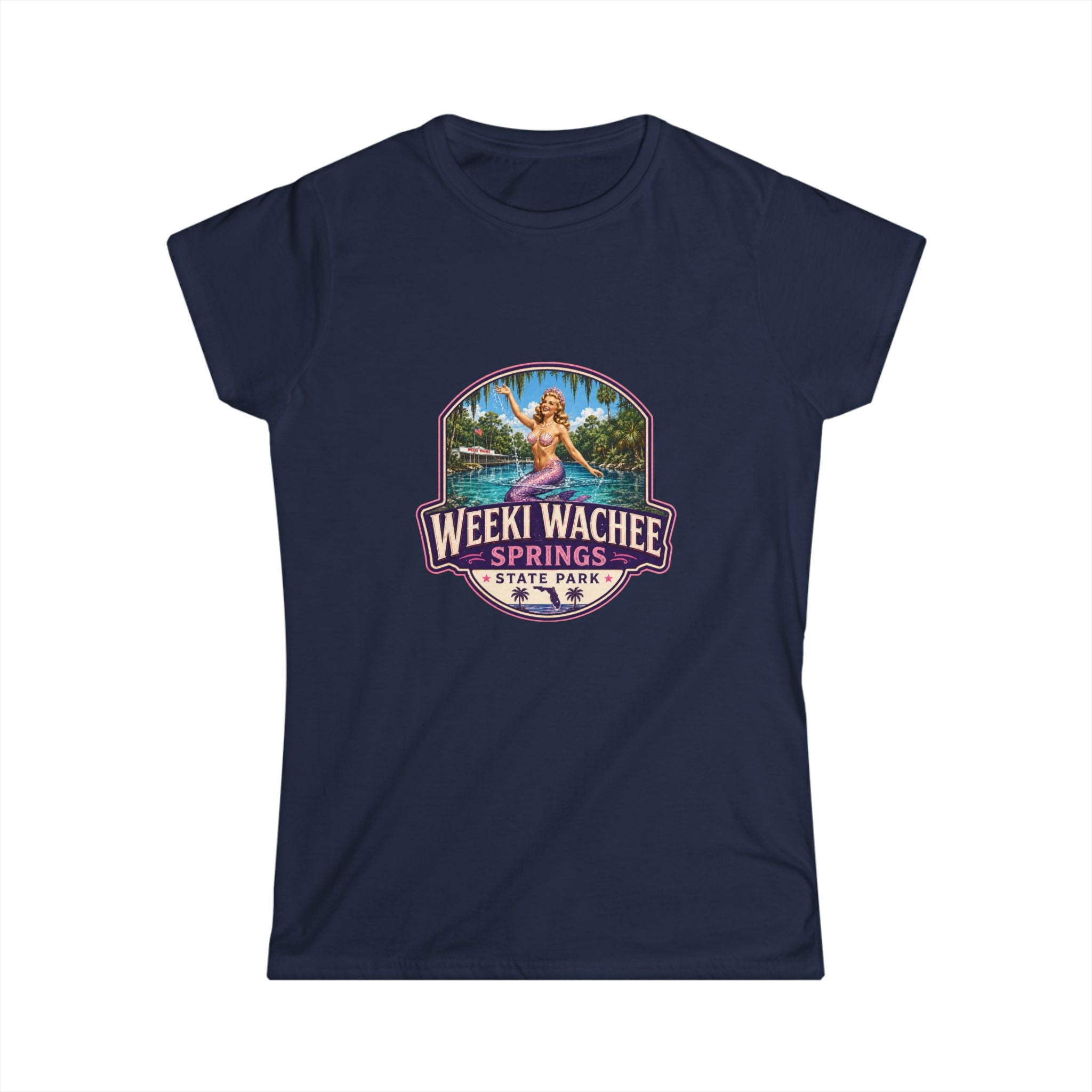 Weeki Wachee Springs- Vintage Tee Pink