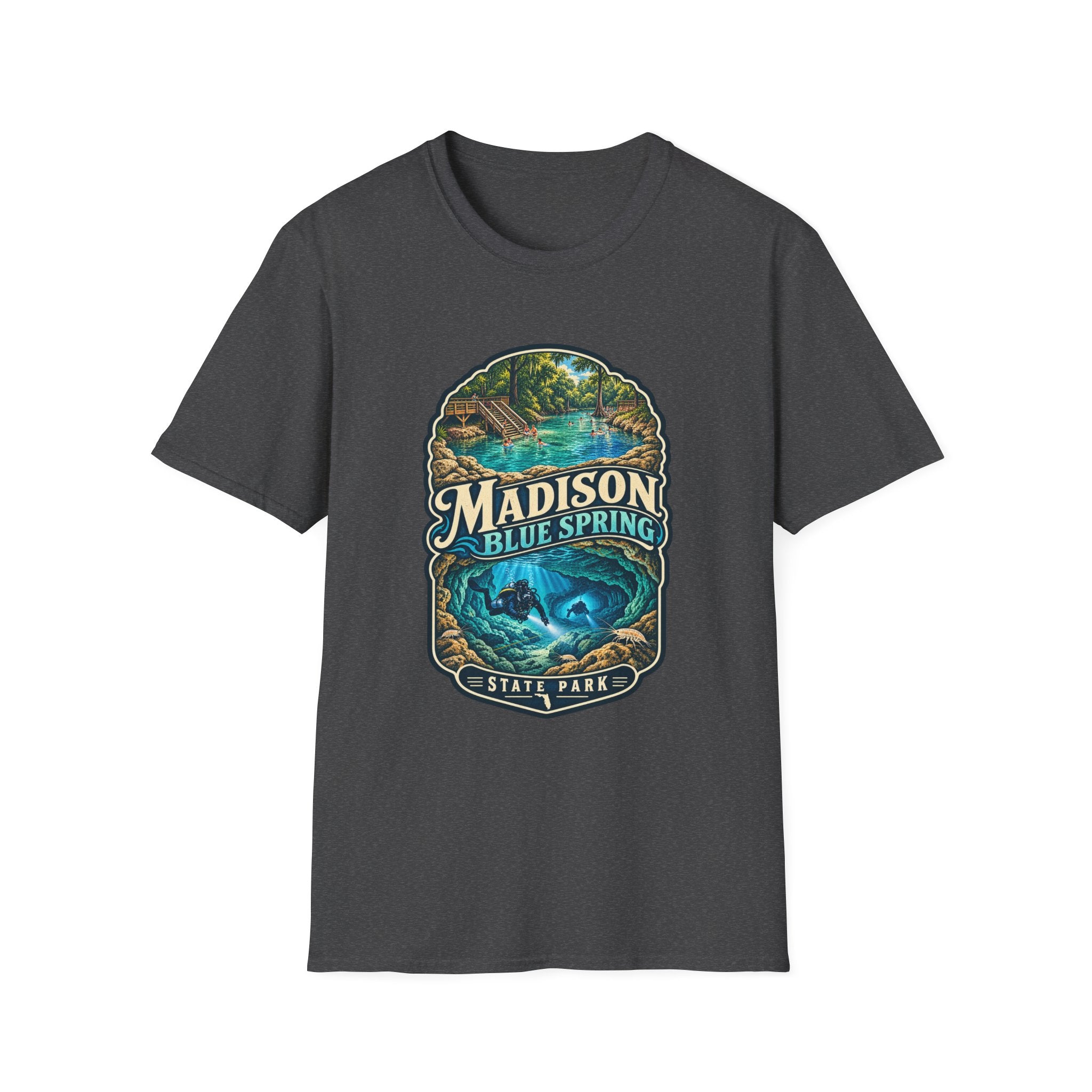 Madison Blue Spring- Retro Tee