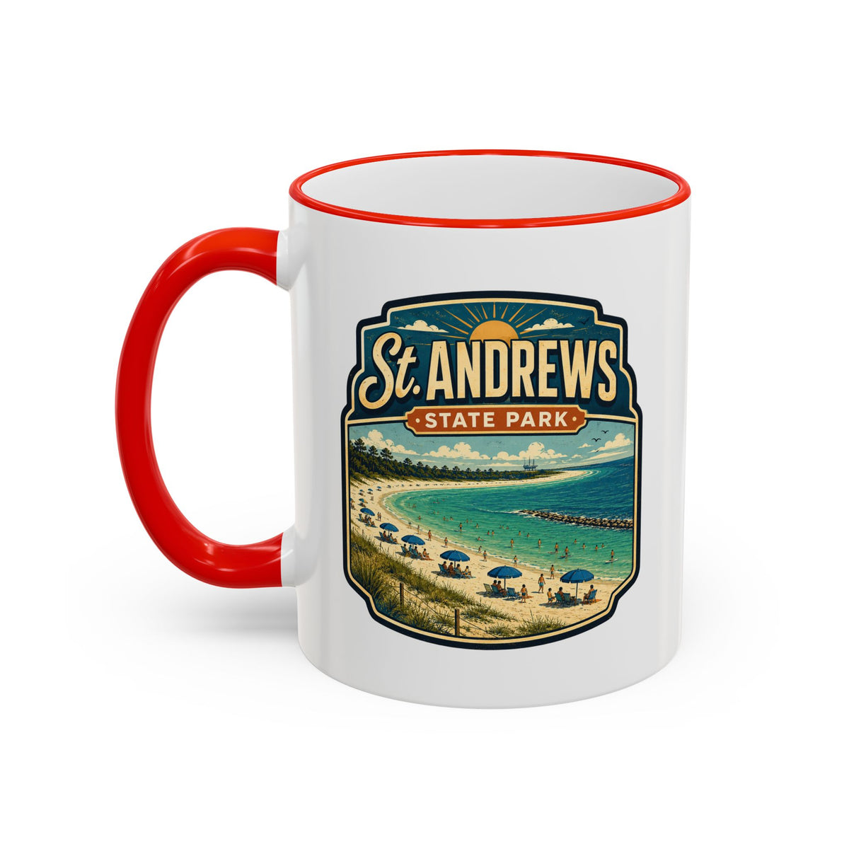 St. Andrews Mug — Accent Rim & Handle 11oz/15oz
