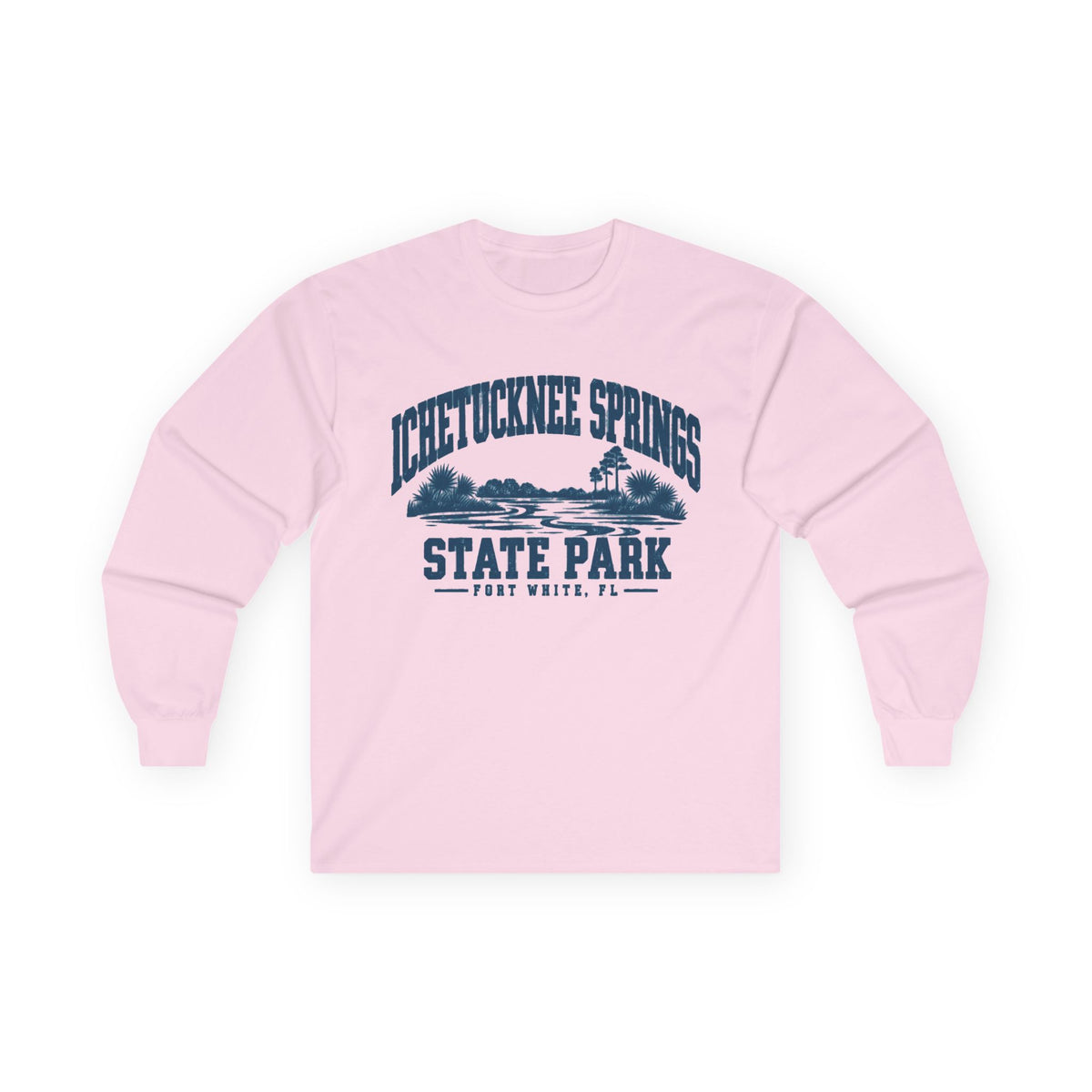 Ichetucknee Springs State Park Vintage Logo- Long Sleeve Tee