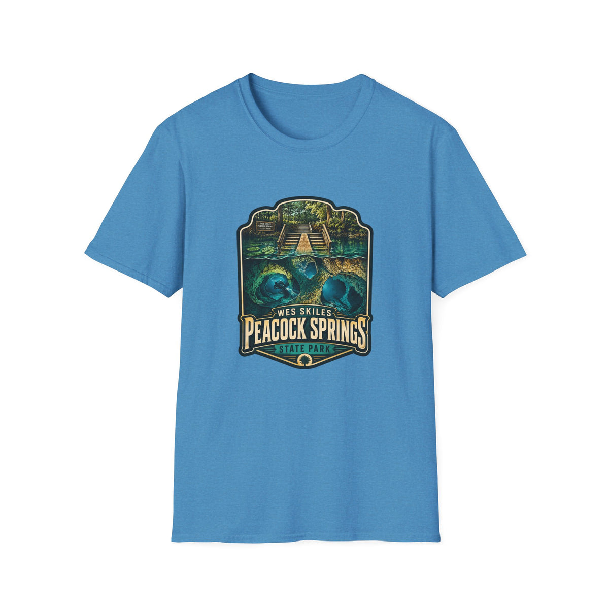 Peacock Springs — Retro Tee