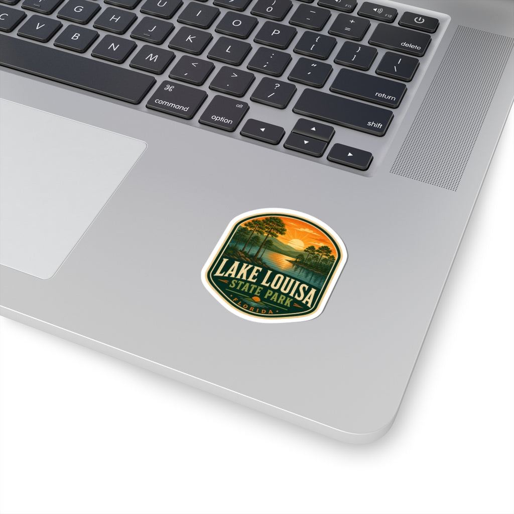 Lake Louisa State Park Sticker — Retro Sunset Florida Nature Decal