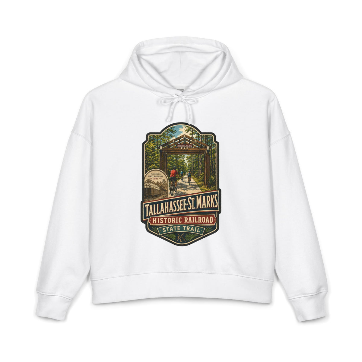 Tallahassee- St. Marks Trail — Vintage Hoodie