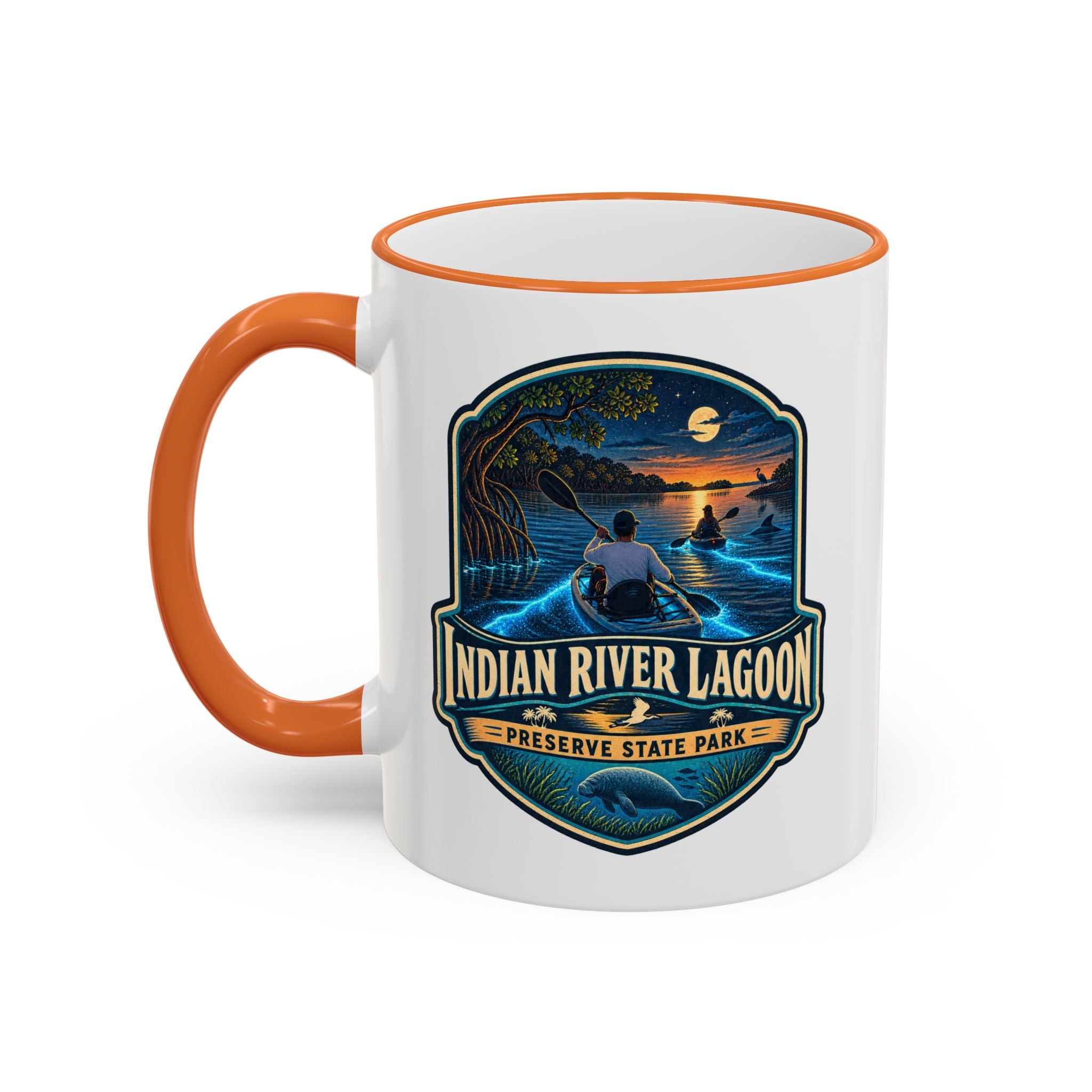 Indian River Lagoon Accent Rim & Handle 11oz/15oz