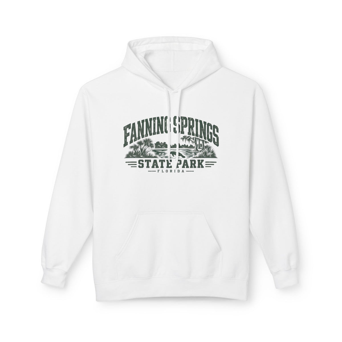 Fanning Springs State Park Hoodie - Vintage Park Graphic