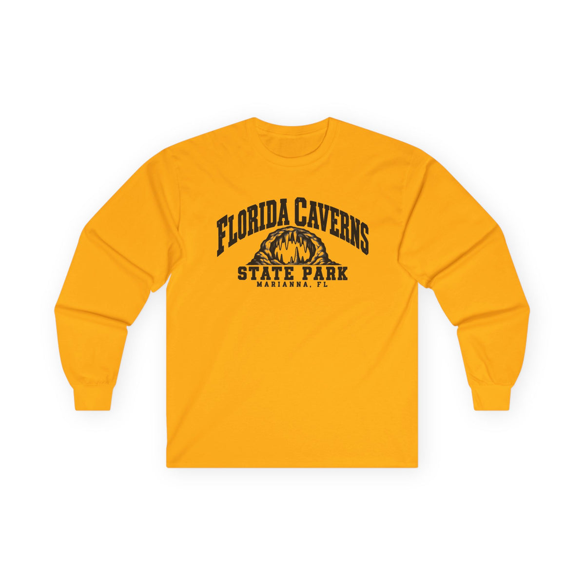 Florida Caverns State Park Logo- Long Sleeve Tee