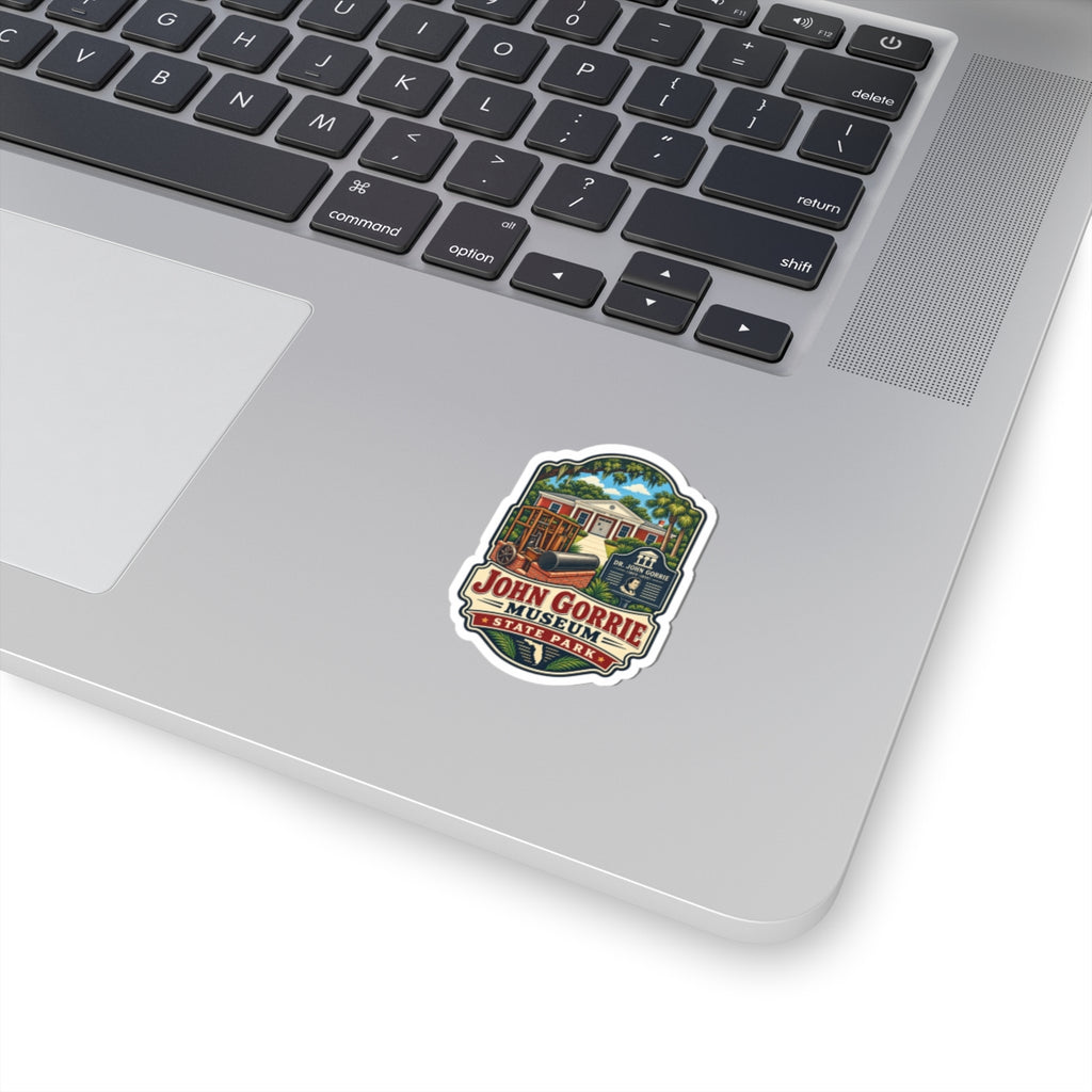 John Gorrie Museum State Park Sticker — Vintage Travel Kiss-Cut Decal